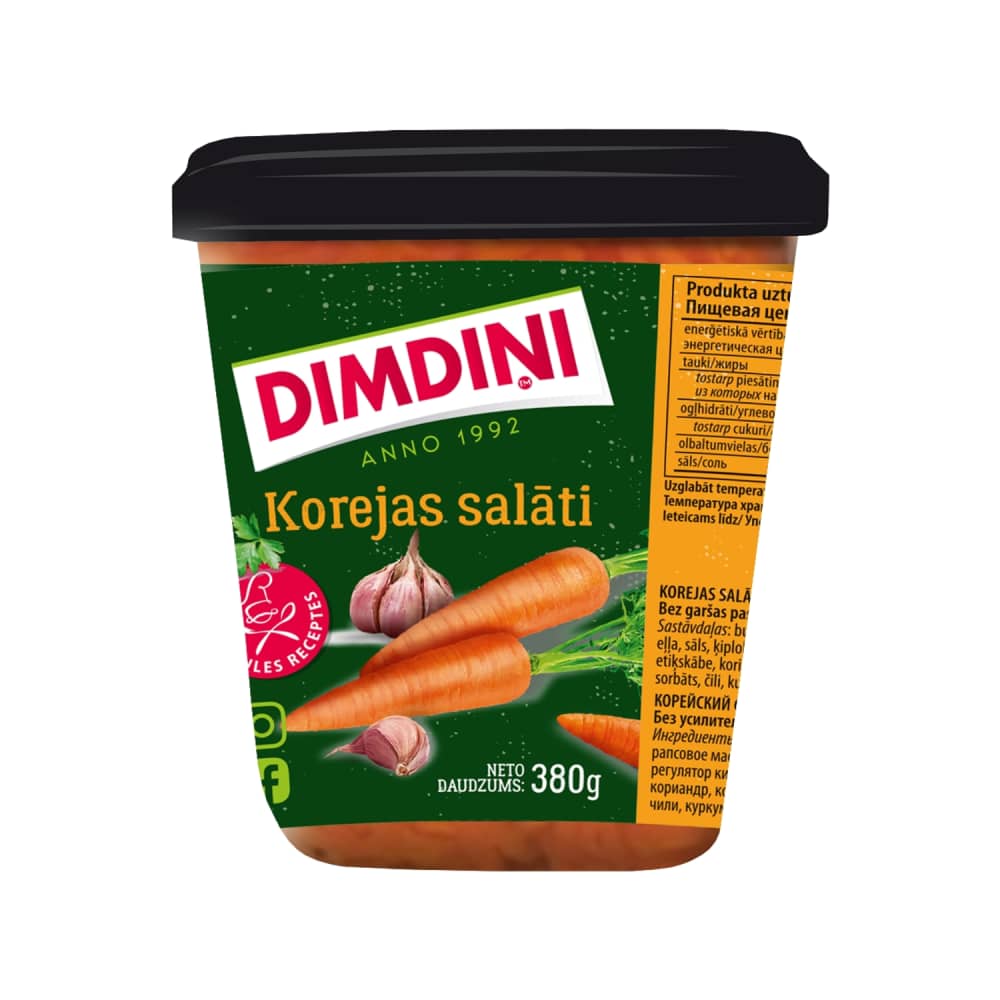 Korejas salāti Dimdiņu gaumē 380g