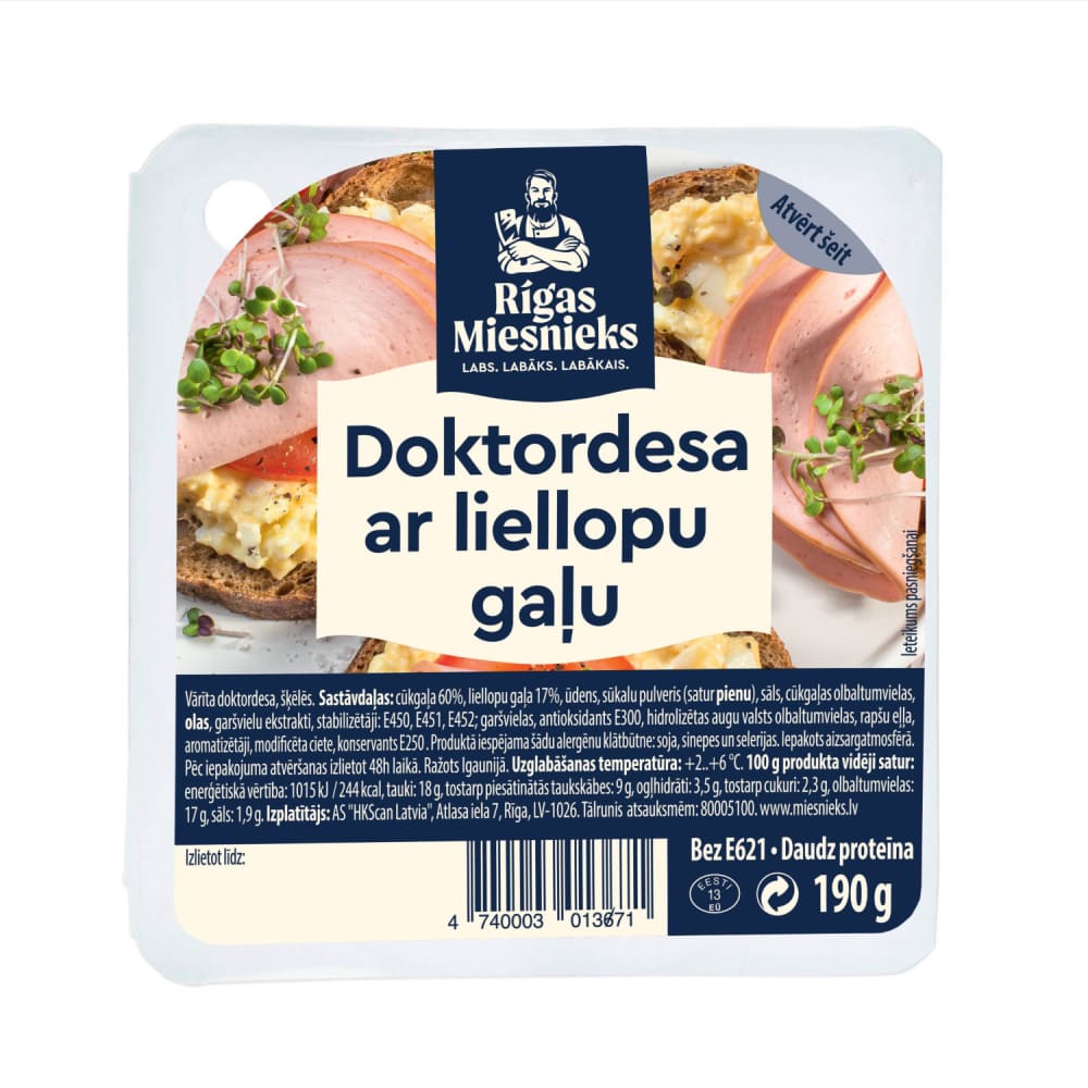 Doktordesa liellopu Rīgas Miesnieks šķ. 190g