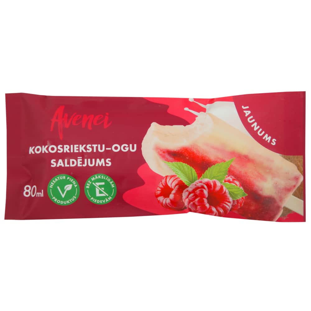 Saldējums Avenei kokosriekstu - ogu 80g