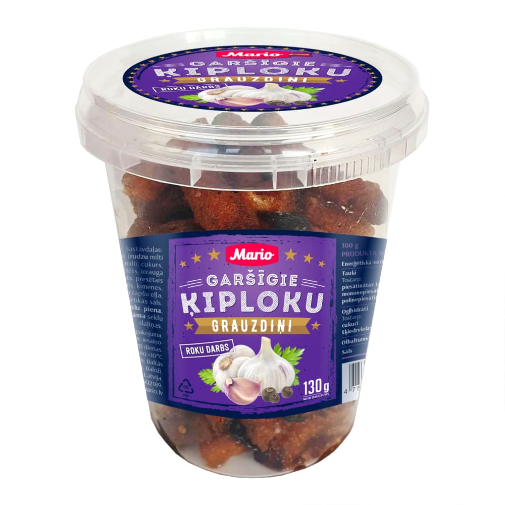 Ķiploku grauzdiņi 130g