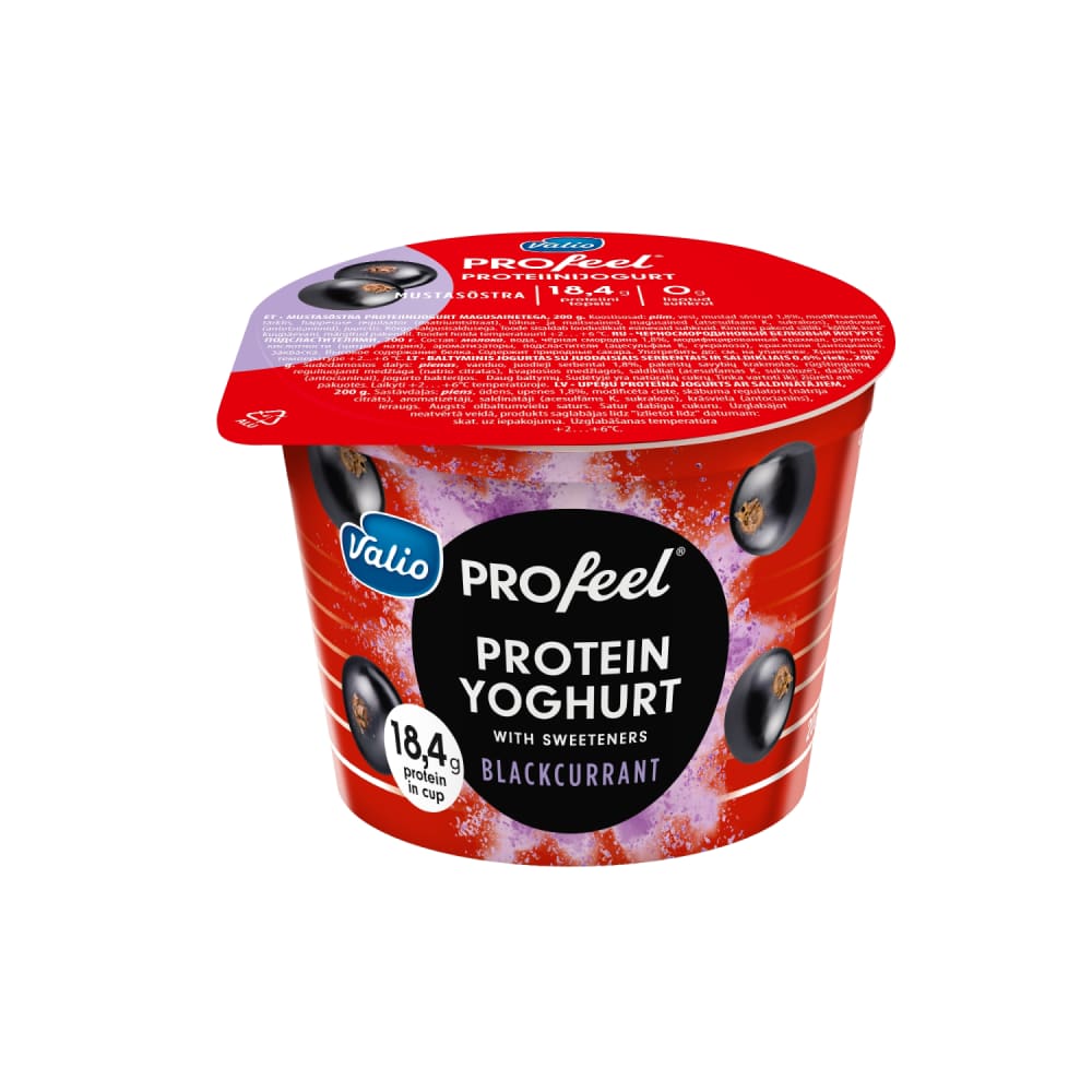 Jogurts Valio profeel proteīna upeņu 200g