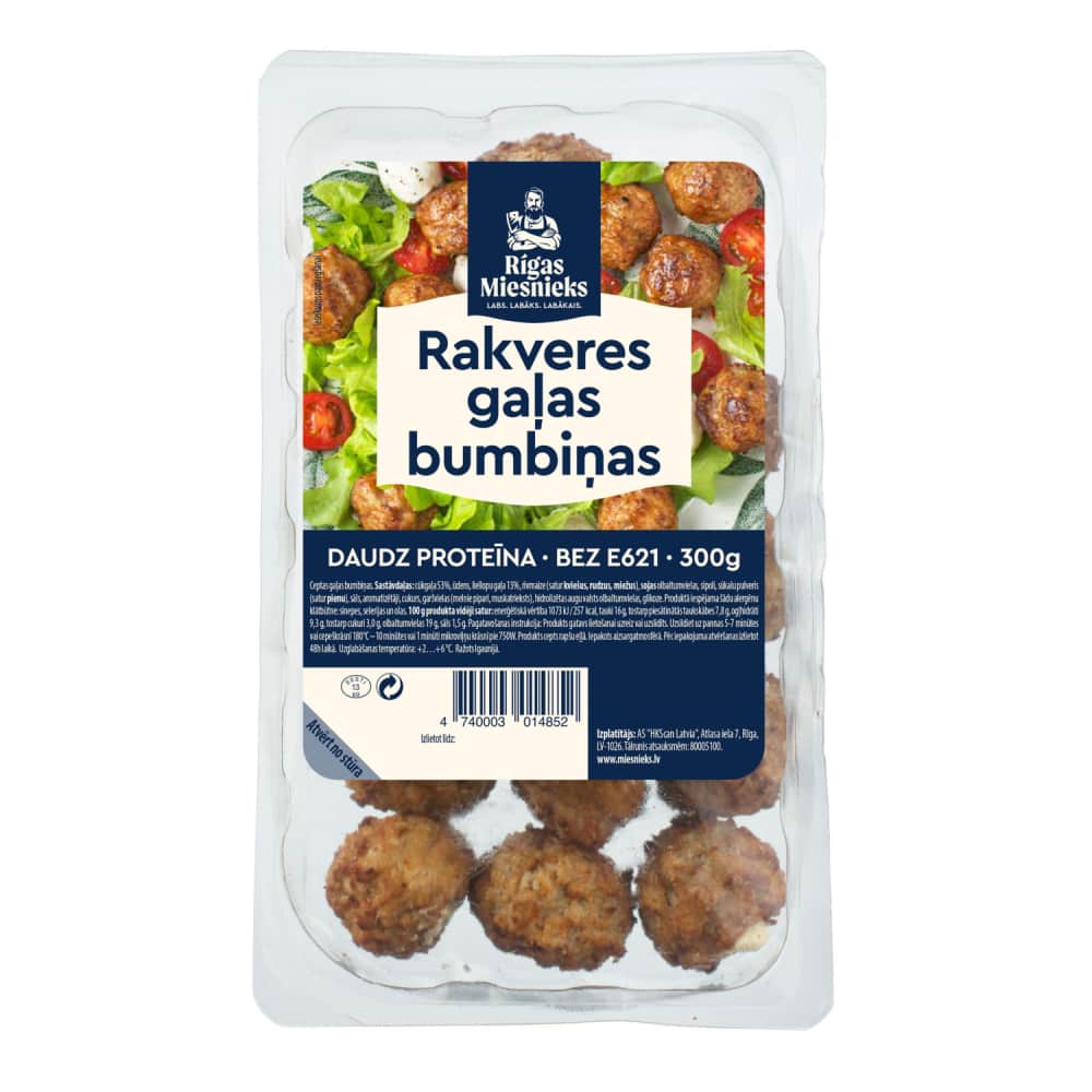 Gaļas bumbiņas Rakvere 300g