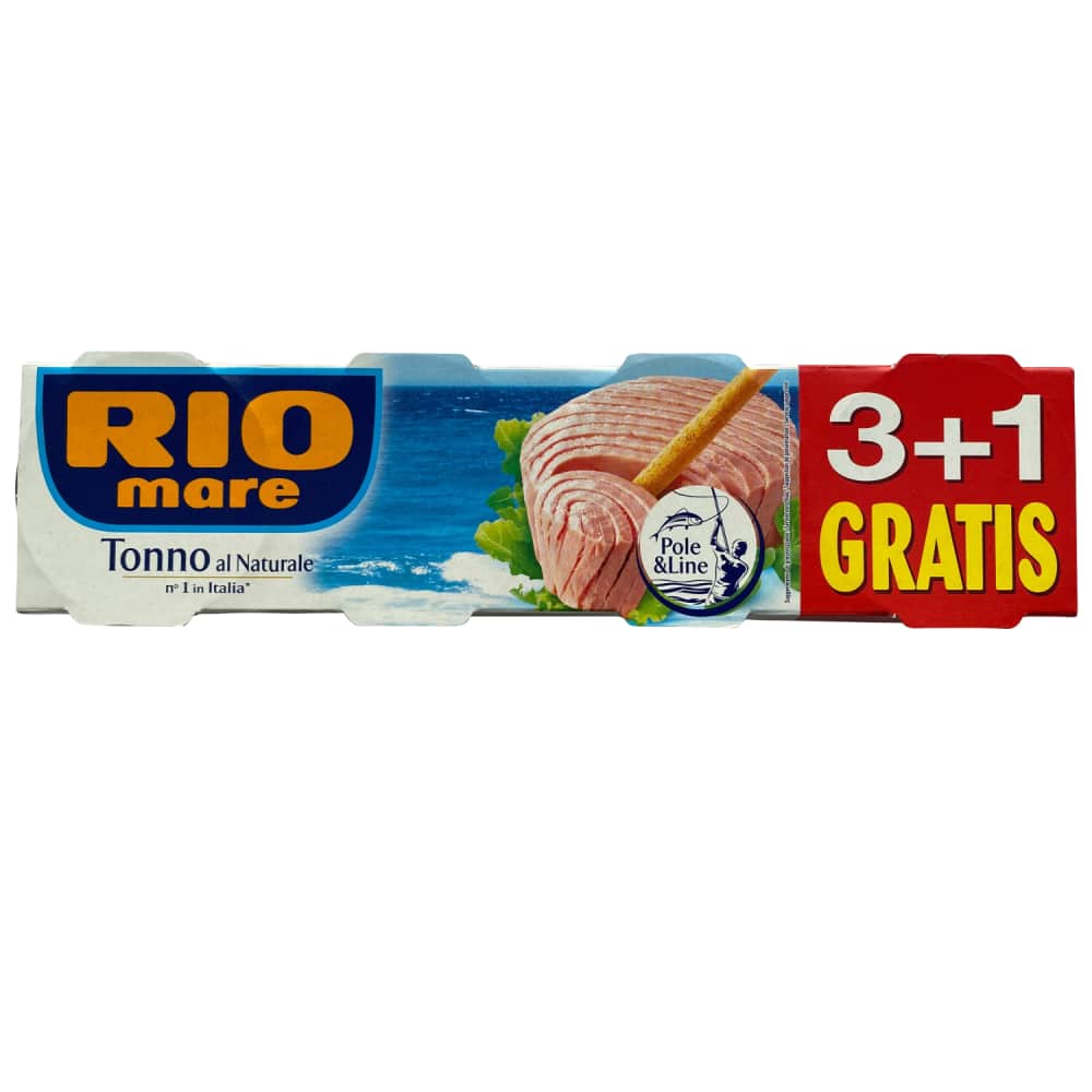Tuncis Rio mare savā sulā 3+1 320g/224g
