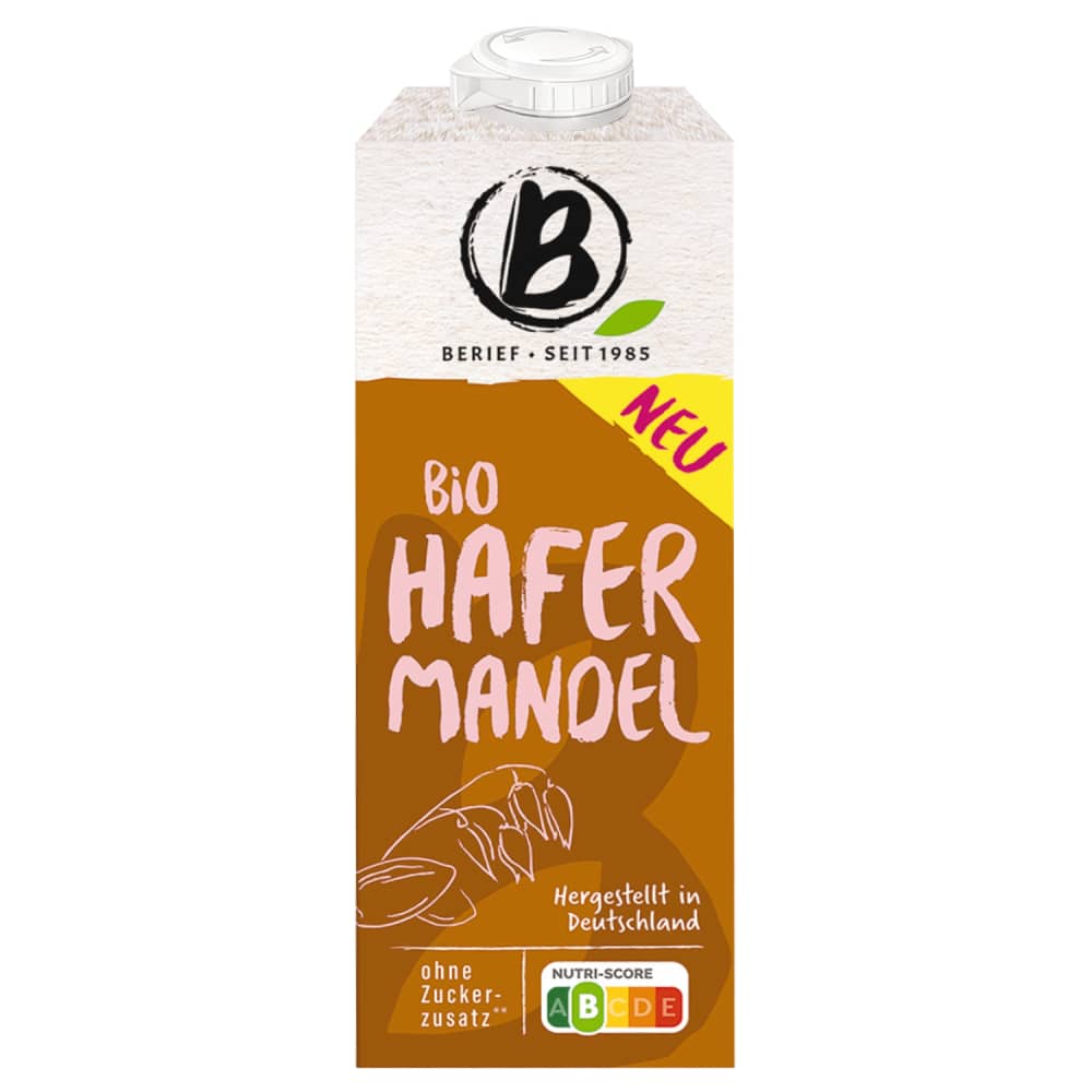 Auzu un mandeļu dzēriens Berief EKO 1l