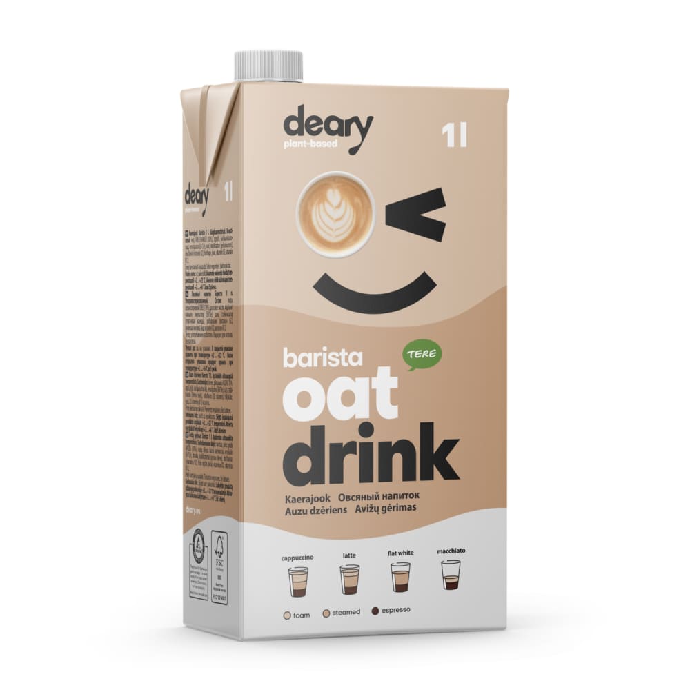 Auzu dzēriens Tere Deary barista 1l