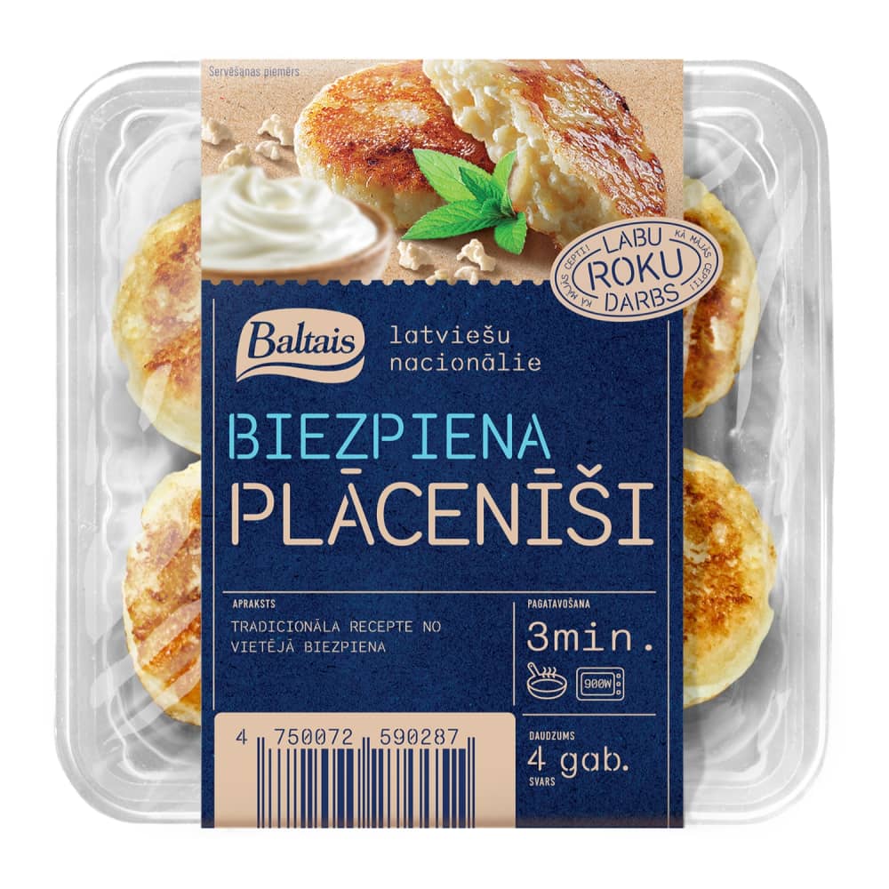 Biezpiena plācenīši Baltais 200g