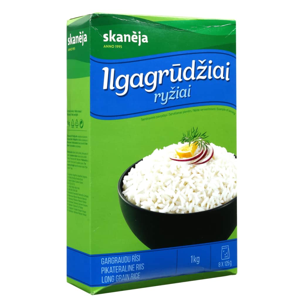 Ilgagrūdžiai ryžiai SKANĖJA, 1 kg