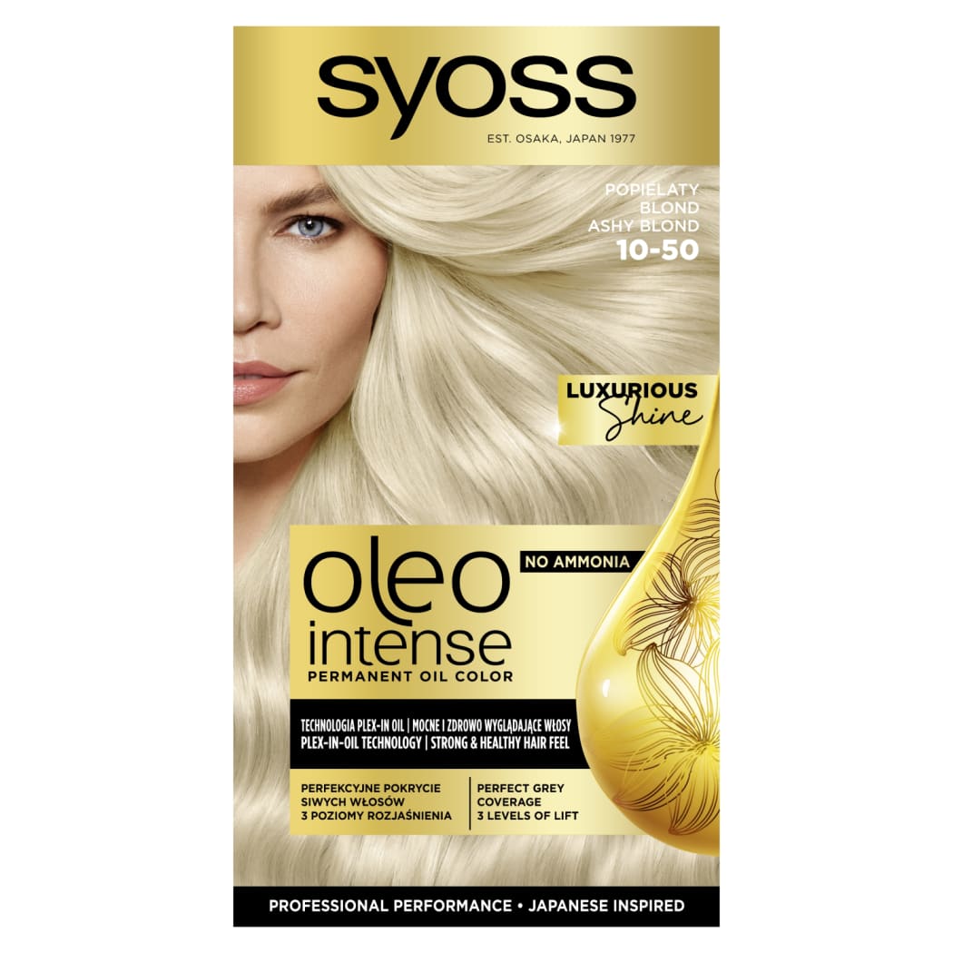 Plaukų dažai SYOSS OLEO INTENSE,Nr.10-50
