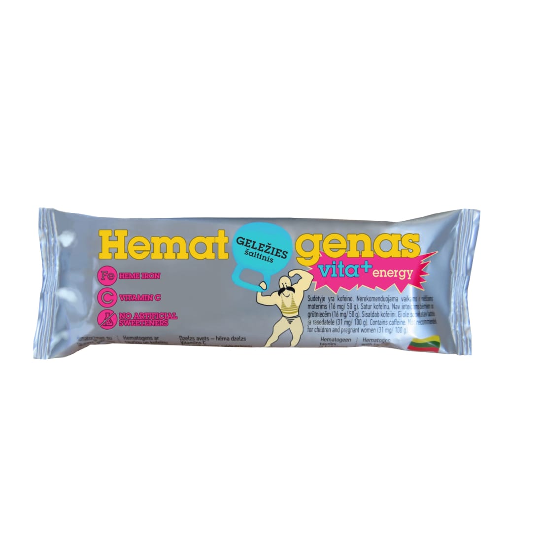 Batonėlis HEMATOGENAS VITA + ENERGY, 50 g