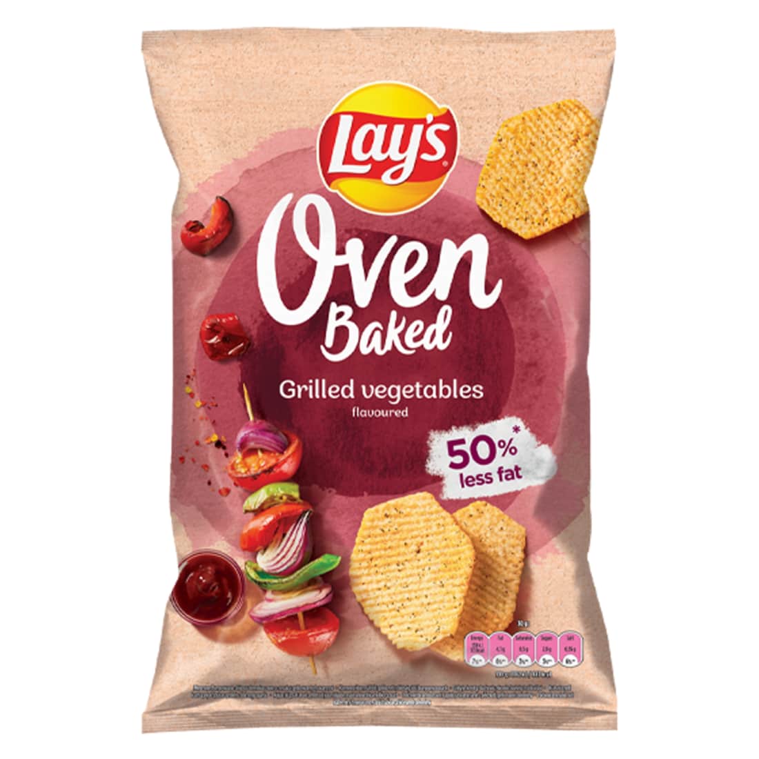 Daržovių sk. bulvių traškučiai LAYS, 110 g