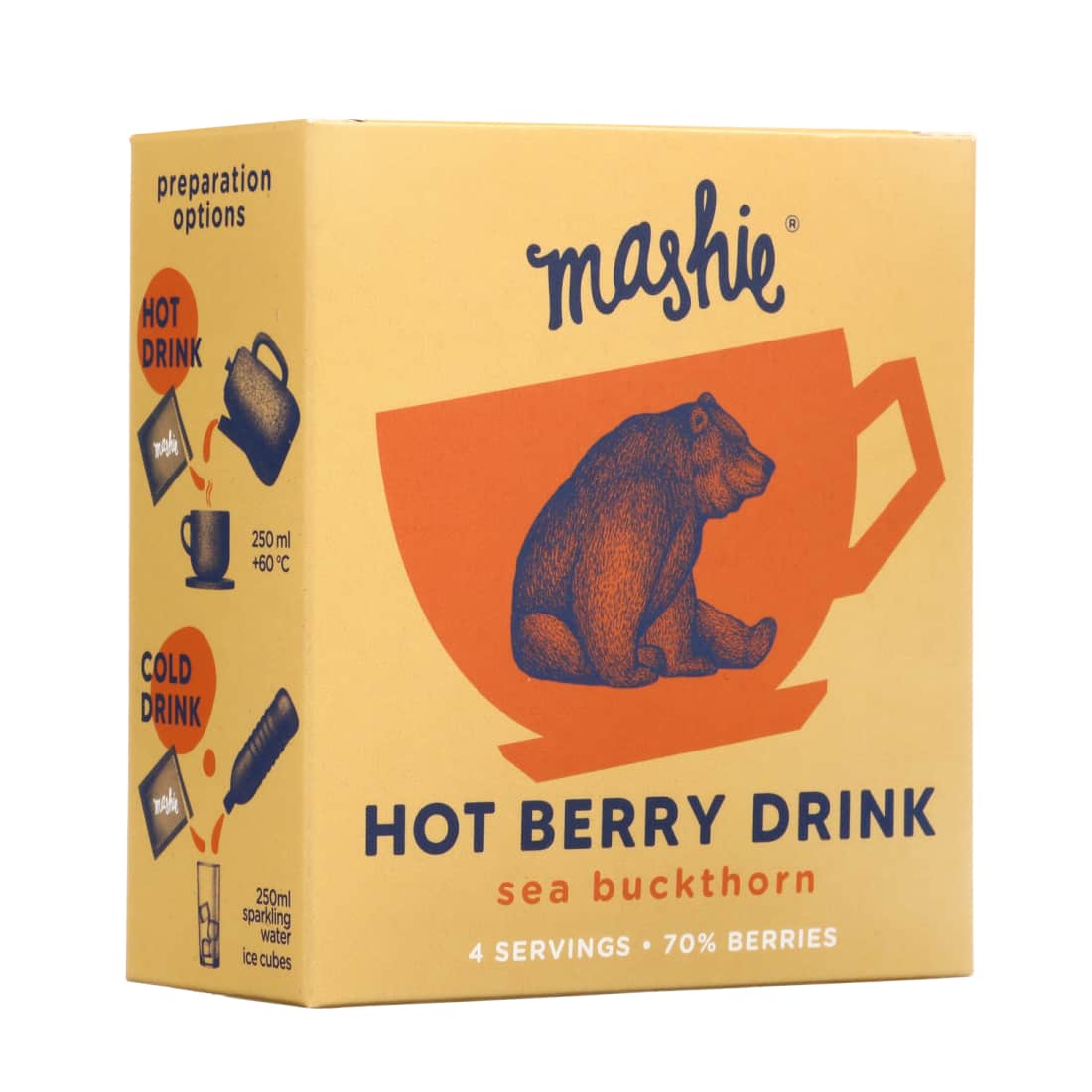 Šaltalankių uogų tyrė MASHIE, 160 ml