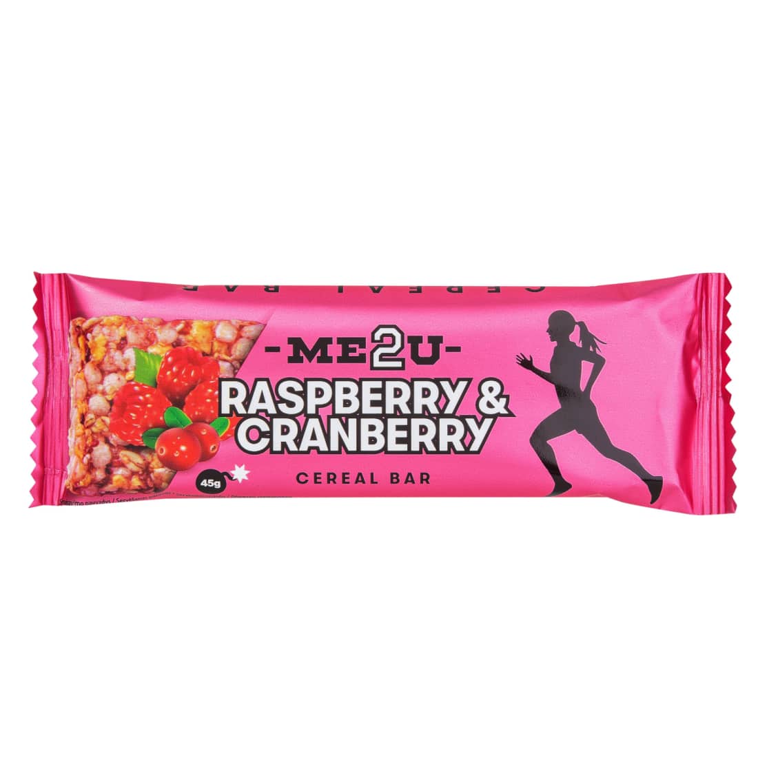 Jav. baton. ME2U RASPBERRY & CRANBERRY, 45 g