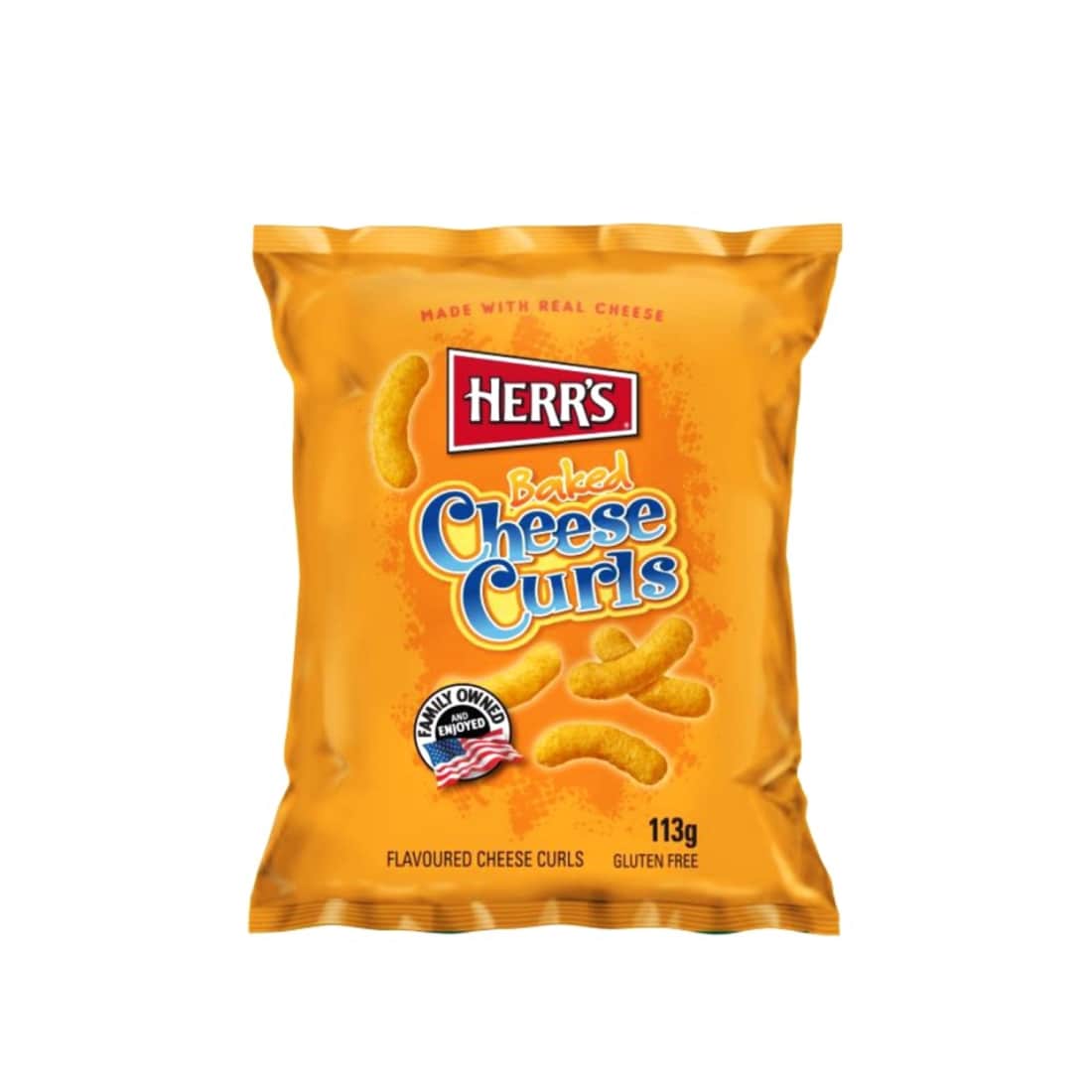 Kuk.traškučiai HERR’S BAKED CHEESE CURLS,113g