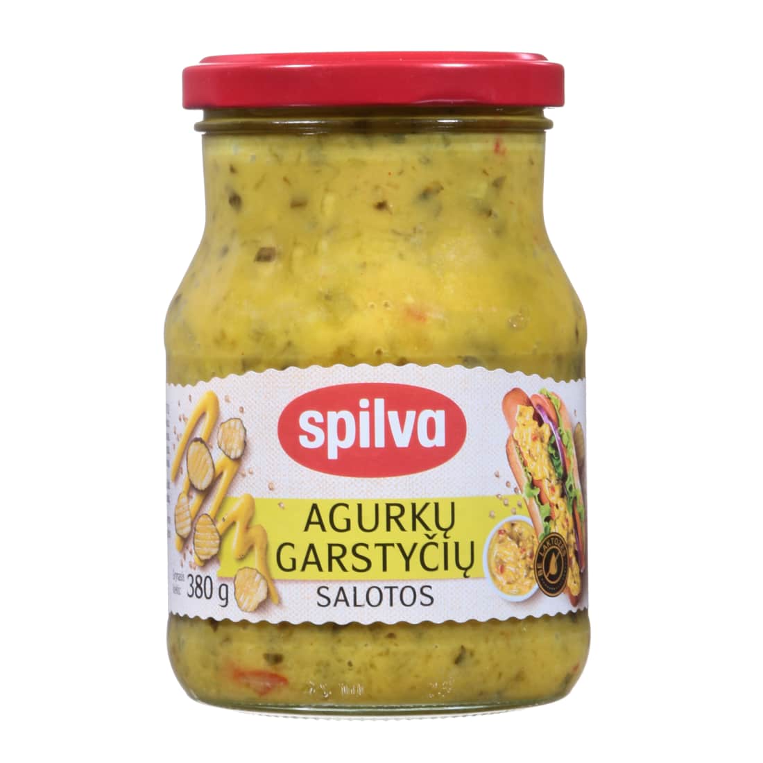 Agurkų - garstyčių salotos SPILVA, 380 g