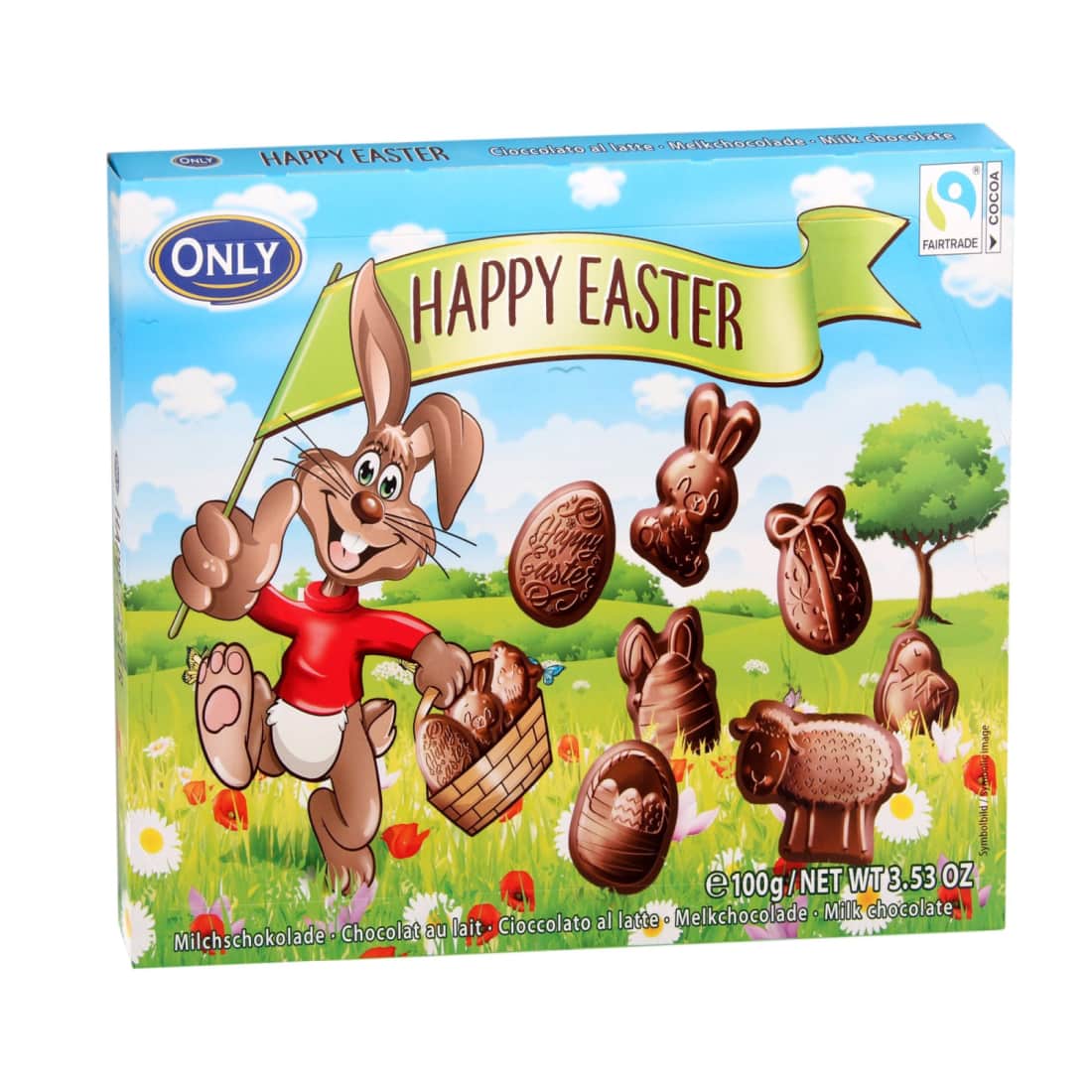 Pien. šok. sald. ONLY HAPPY EASTER, 100 g