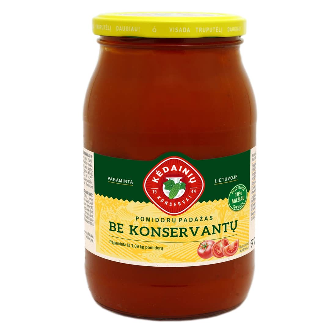 Pomidorų padažas be konservantų KKF, 970 g