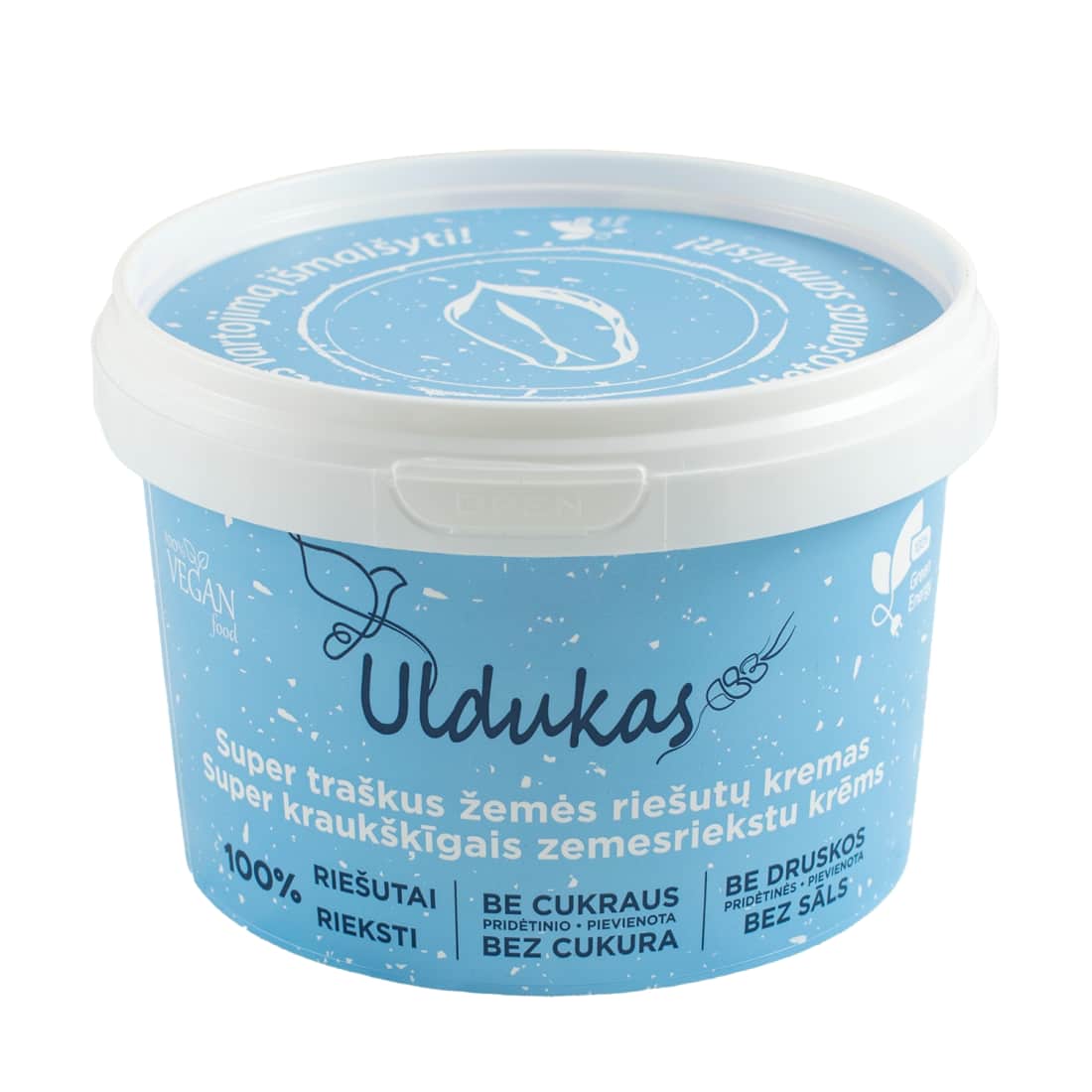 Traškus žemės riešutų kremas ULDUKAS, 500 g