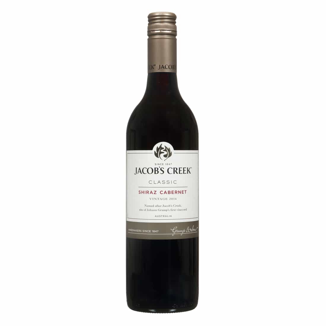 Raudonas sausas vynas JACOB'S CREEK, 0,75l