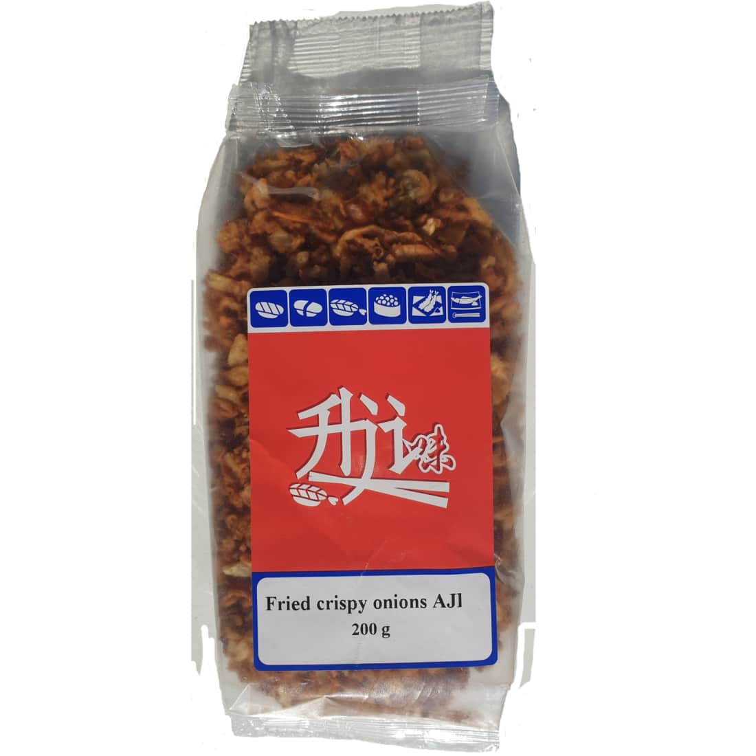 Traškūs kepinti svogūnai AJI, 200 g