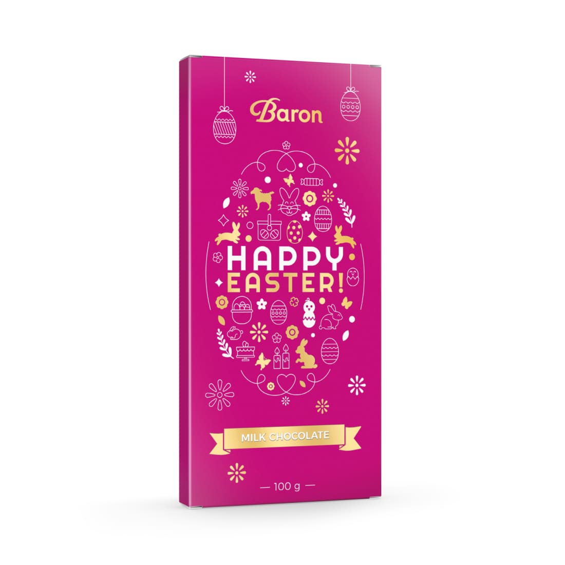 Pieninis šokoladas BARON SLIM, 100 g