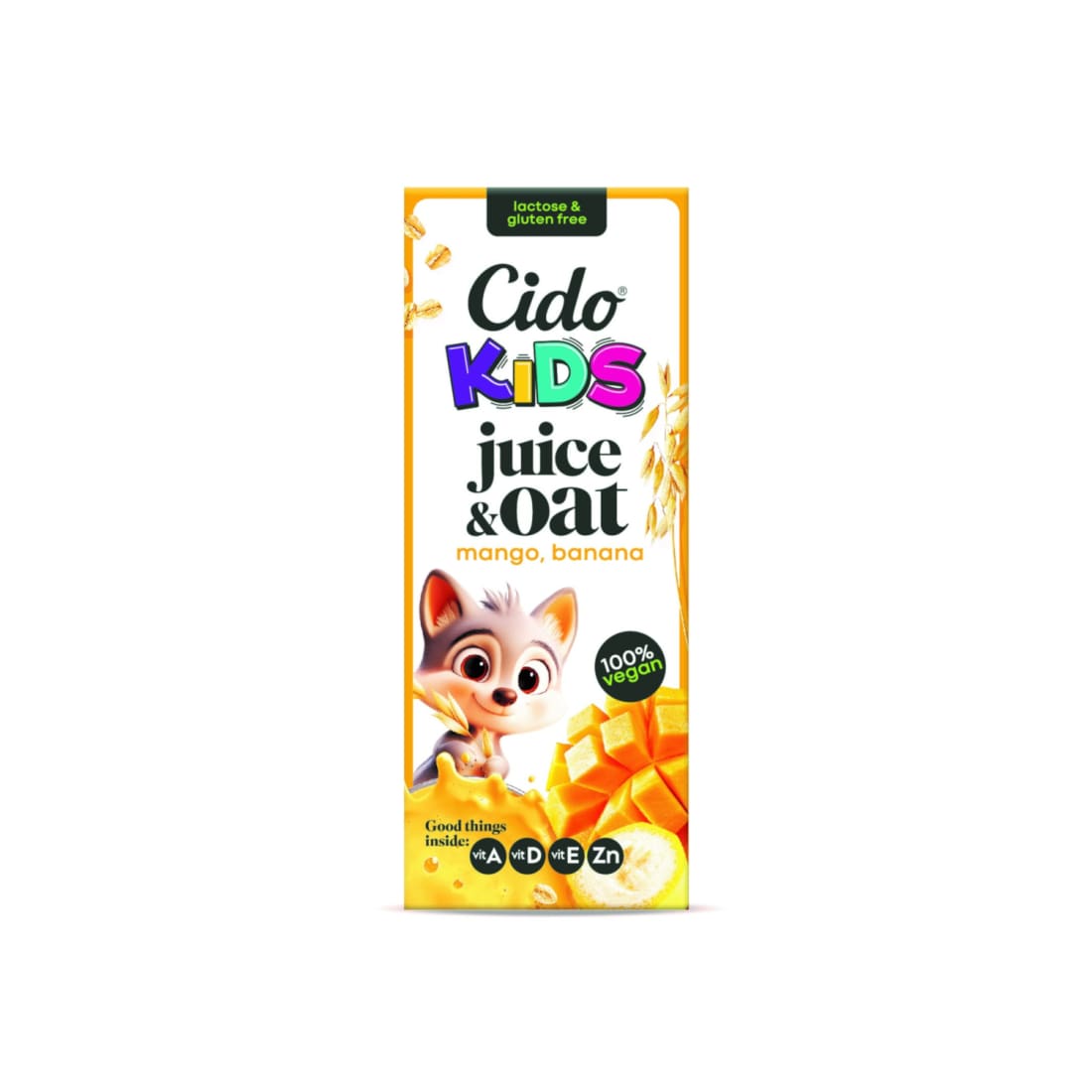 Avižų ir mangų - ban. sulčių gėr. CIDO, 0,2 l