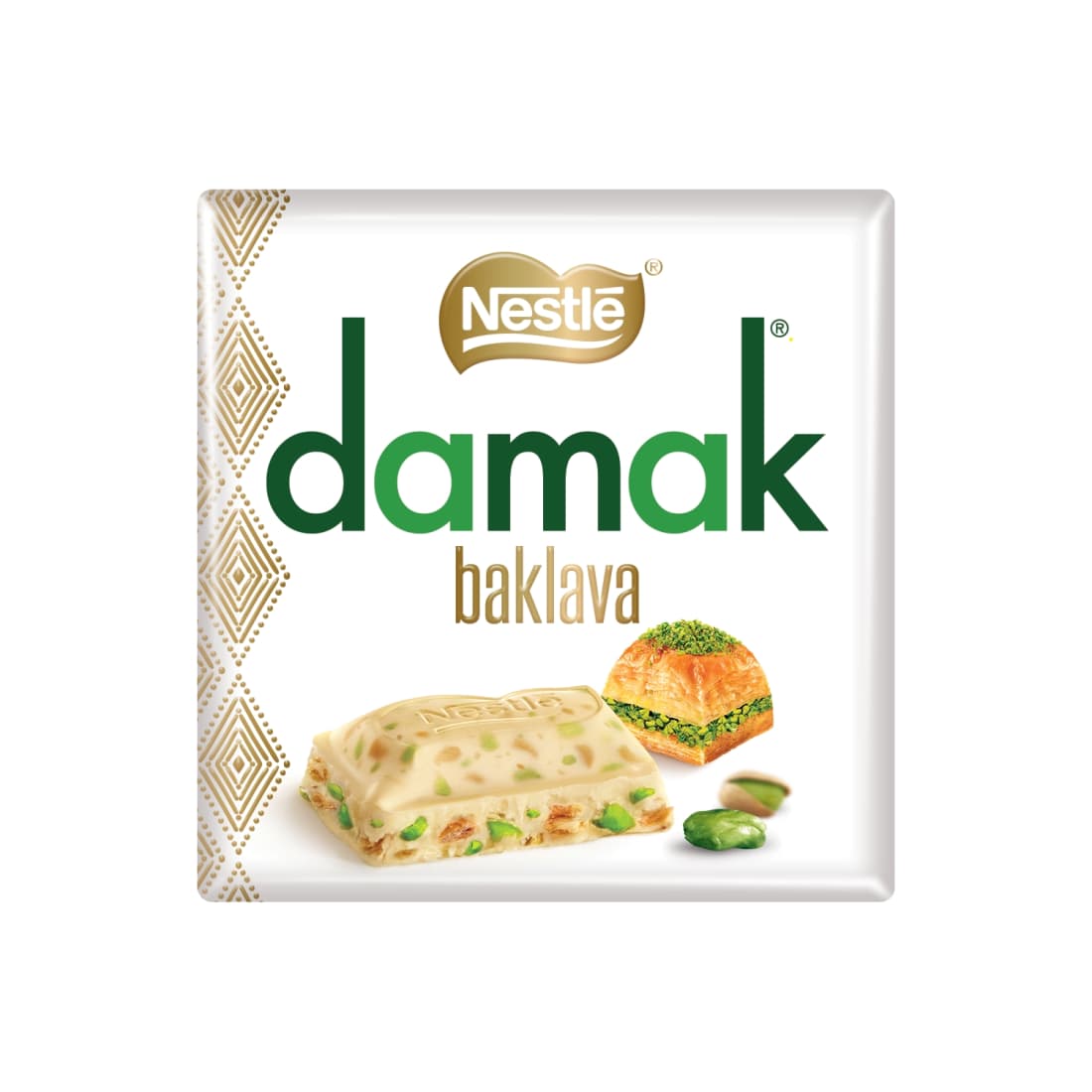 Šokoladas su pist. ir bakl. NESTLE DAMAK, 60g