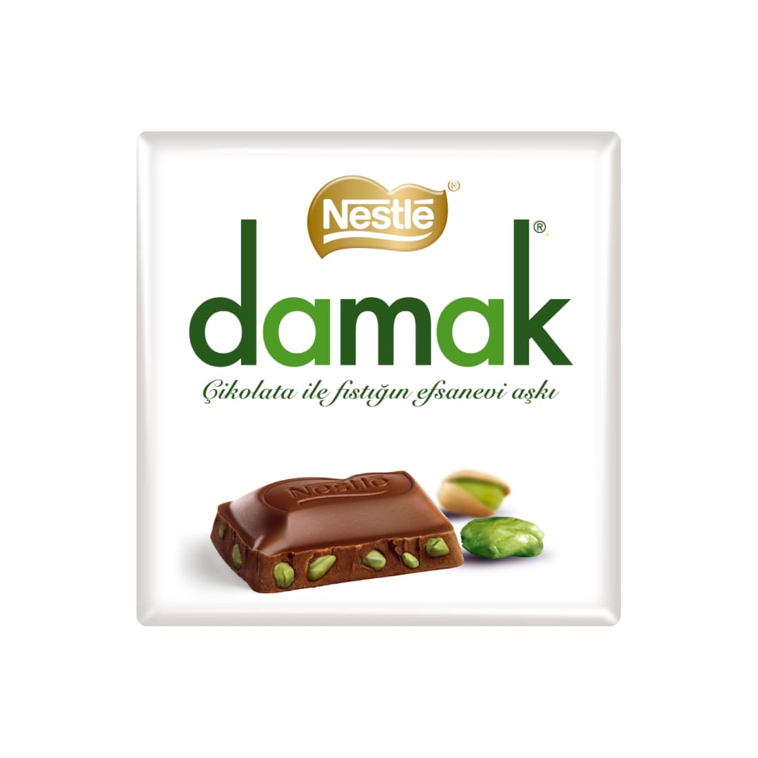 Pien. šokoladas su pistac. NESTLE DAMAK, 60 g