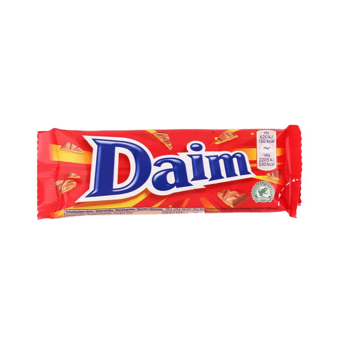 Šokoladinis batonėlis DAIM SINGLE, 28 g