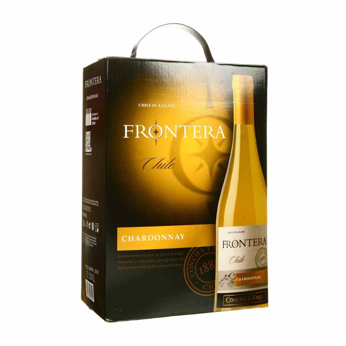 Balt. saus. vynas FRONTERA CHARDONNAY,13%, 3l