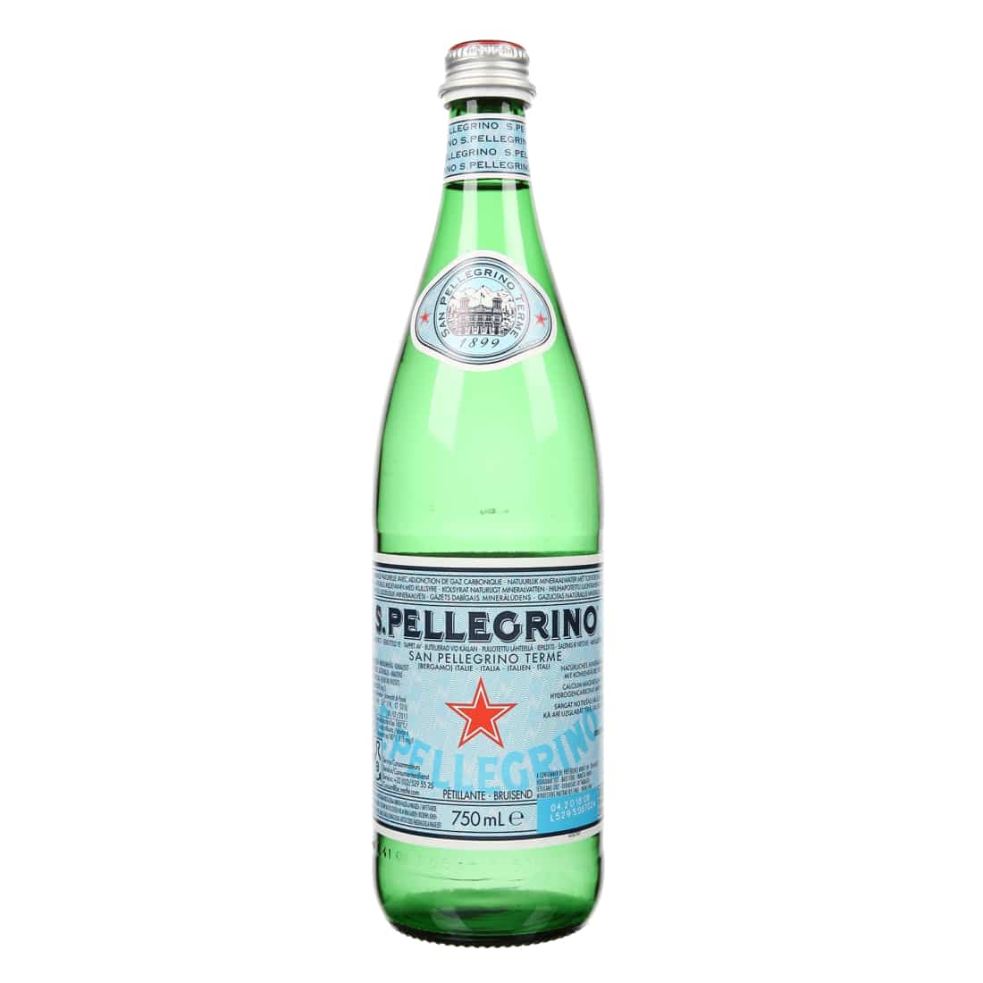 Gaz. mineralinis vanduo S.PELLEGRINO, 0,75 l