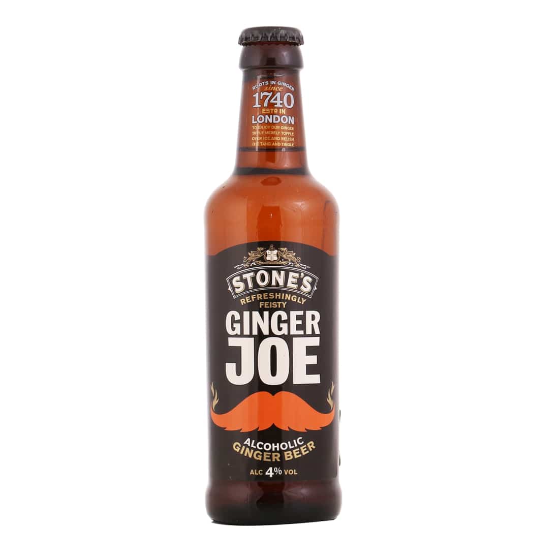 Imbier. alus STONE'S GINGER JOE, 4 %, 0,33 l