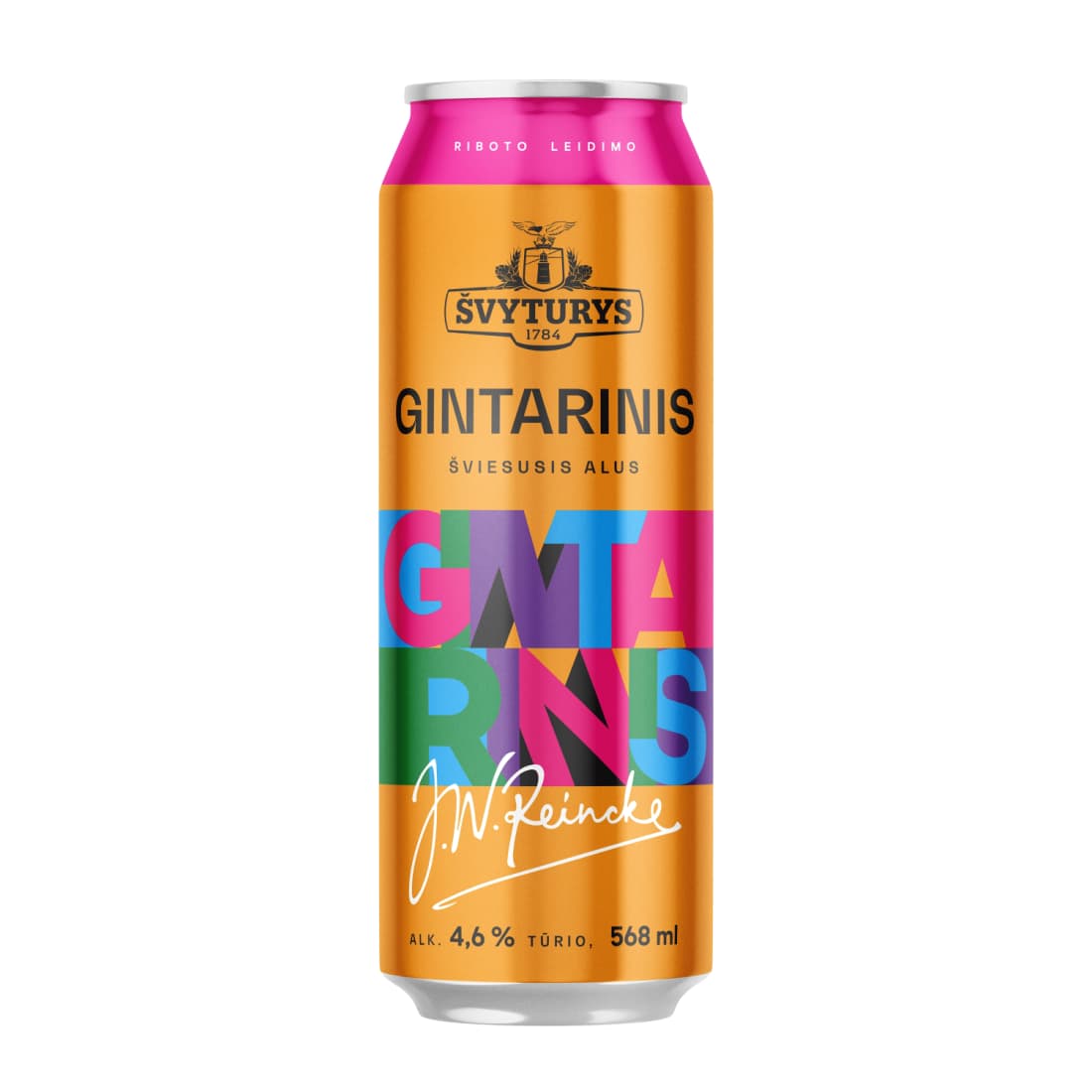 Švies.al.ŠVYTURYS Gintarinis, 4,6 %, 0,568 l