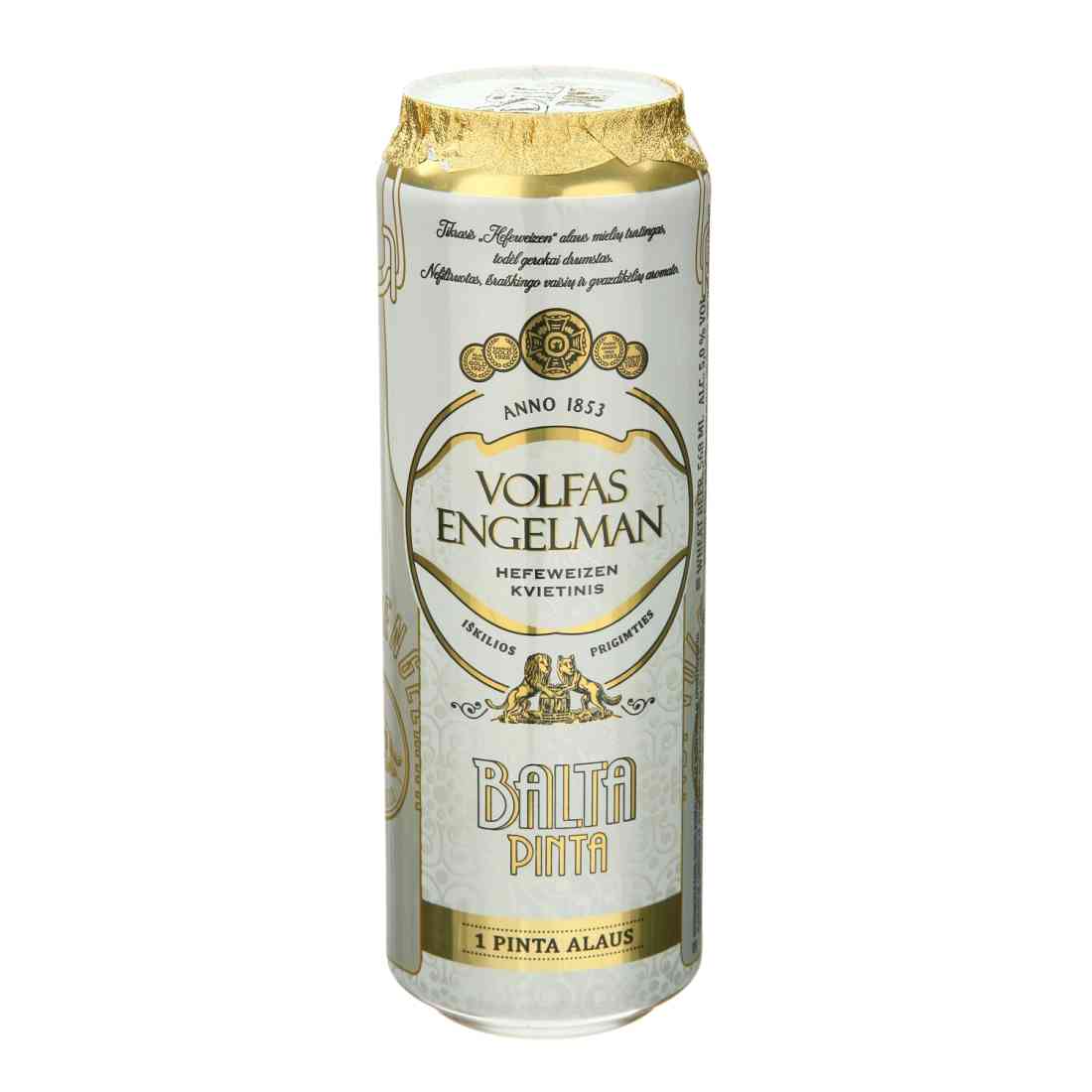 Alus VOLF.ENGELMAN Balt.pinta,5,2%,0,568l sk.