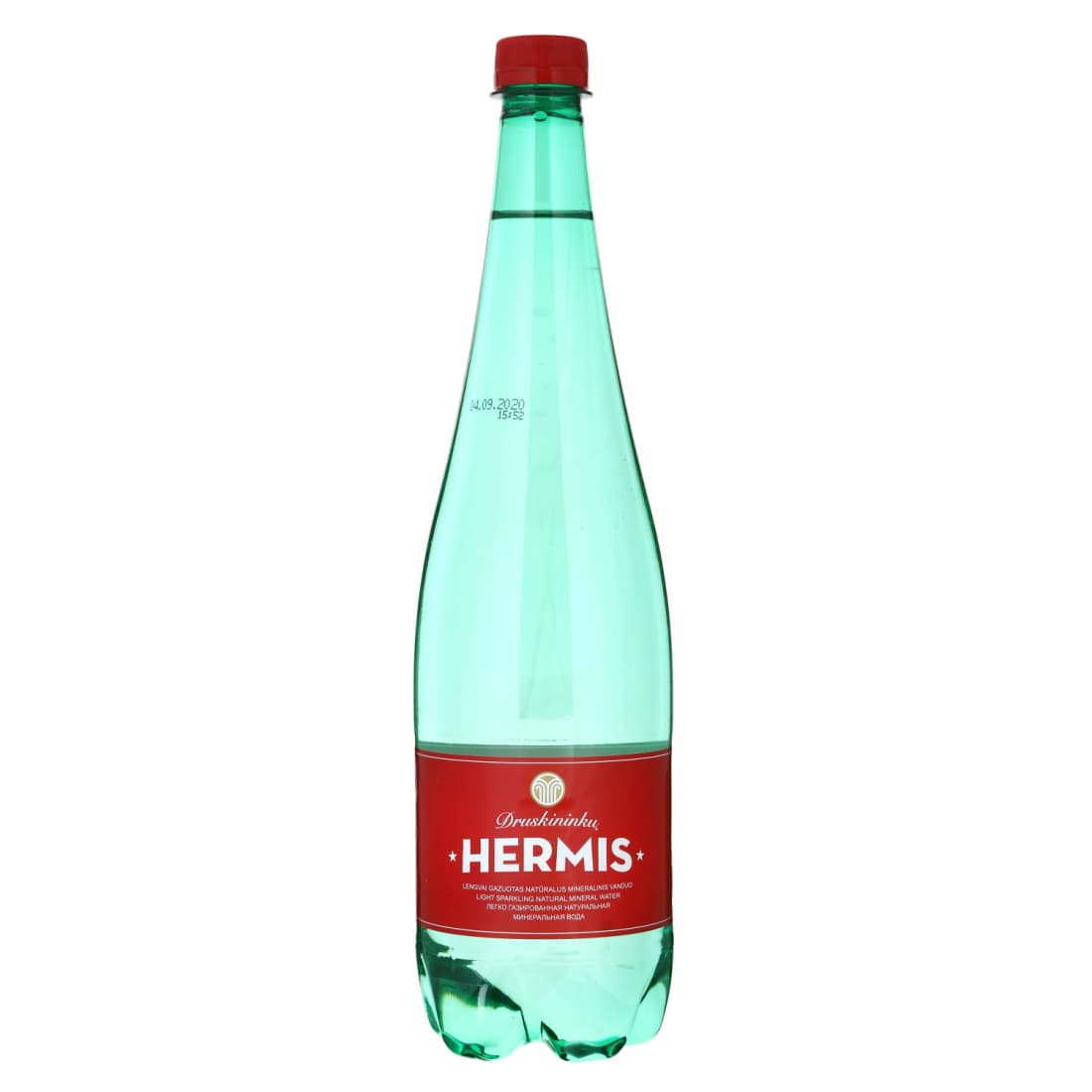Lengvai gazuotas mineral. vanduo HERMIS, 1l