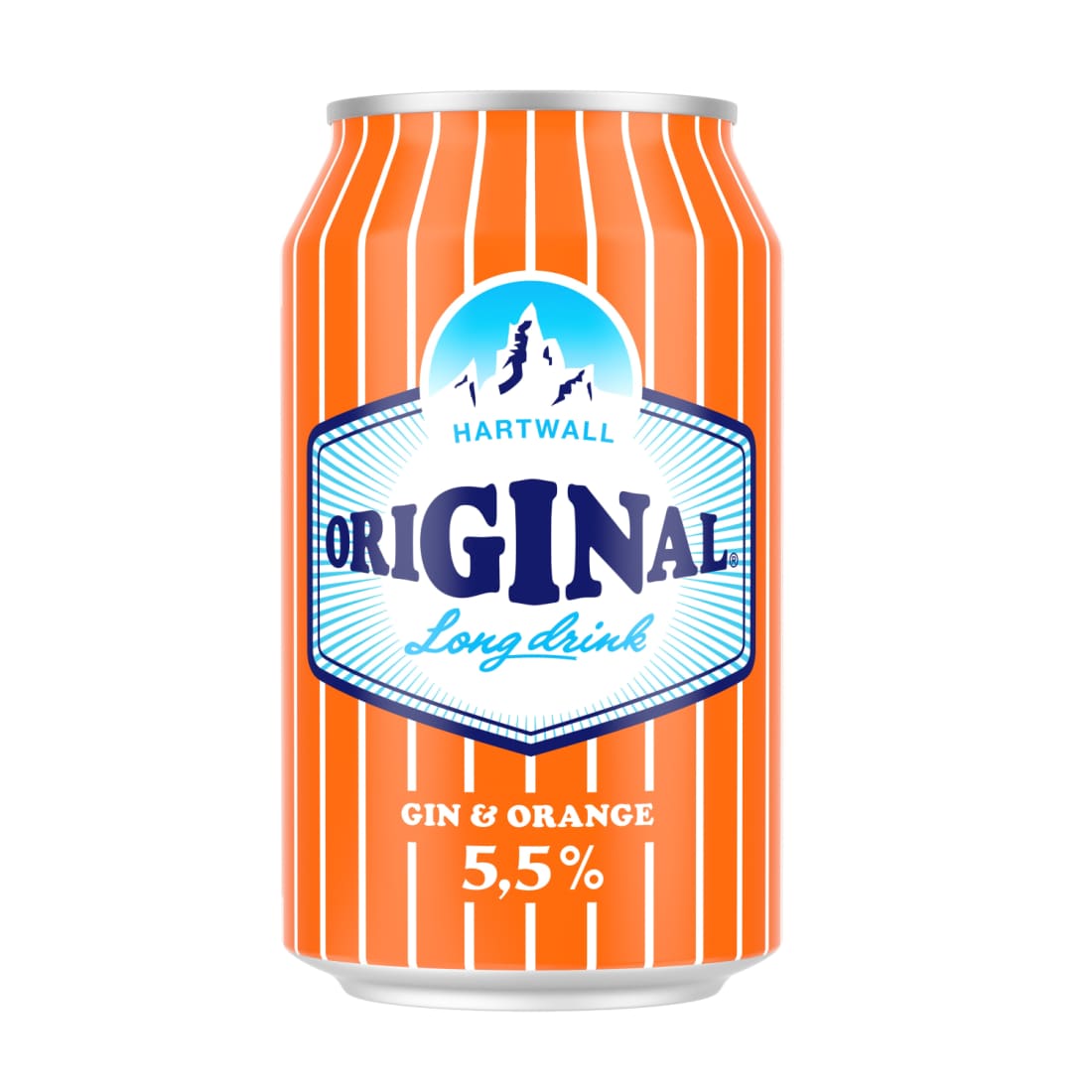 Alk. kokteilis HARTWALL GIN&ORANGE, 0,33 l