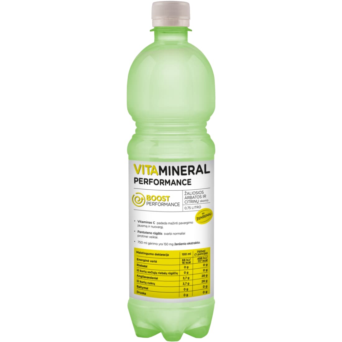 Gaivusis gėrimas VITAMINERAL BOOST, 0,75 l