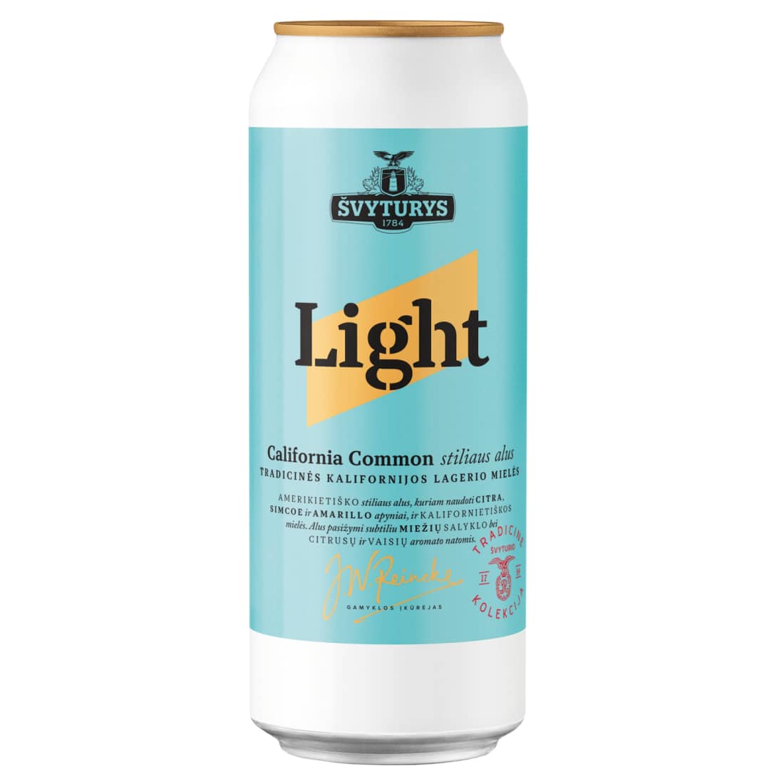 ŠVYTURIO alus CALIFORNIA COMMON, 3,4 %, 0,5 l
