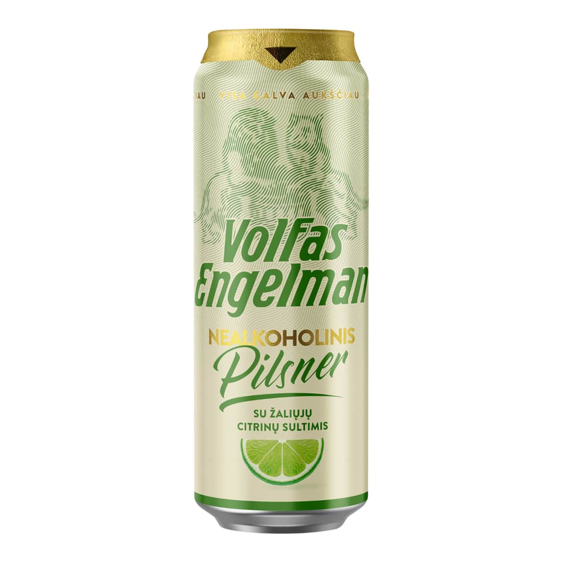 Nealk. alus V.E.PILSNER žal. c. sult. 0,568 l