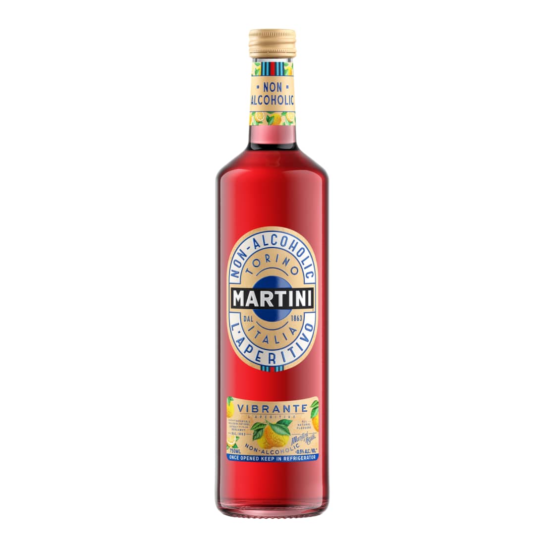 Nealkoholinis MARTINI VIBRANTE, 0,75 l