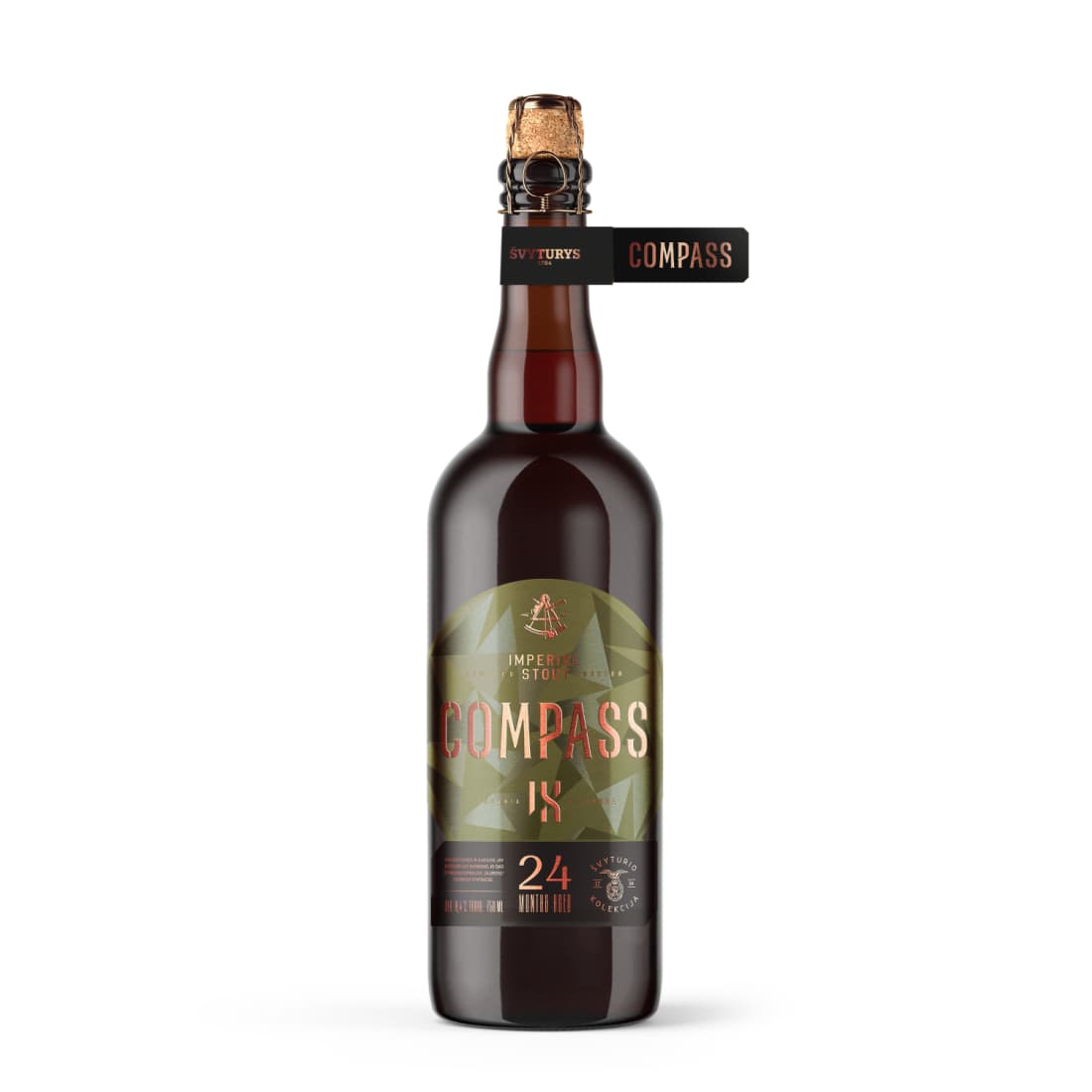 Alus ŠVYTURYS COMPASS IX, 8,4 %, 0,75 l