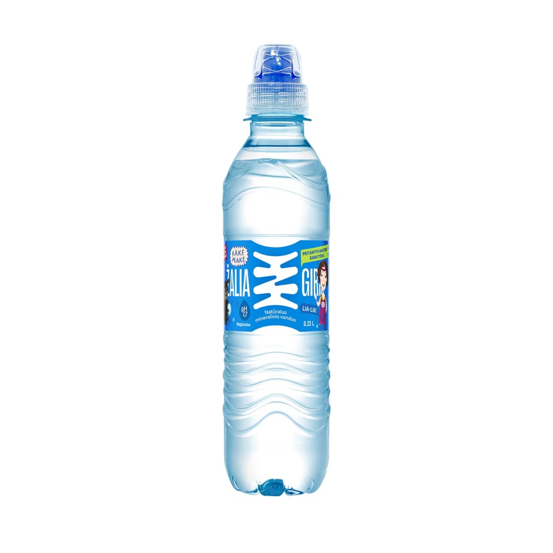 Negaz. mineral. vanduo ŽG KAKĖ MAKĖ, 0,33 l