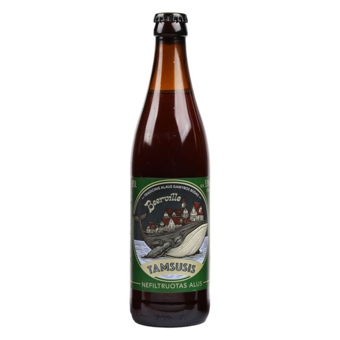 Tamsusis alus BEERVILLE 5,3 %, 0,5 l