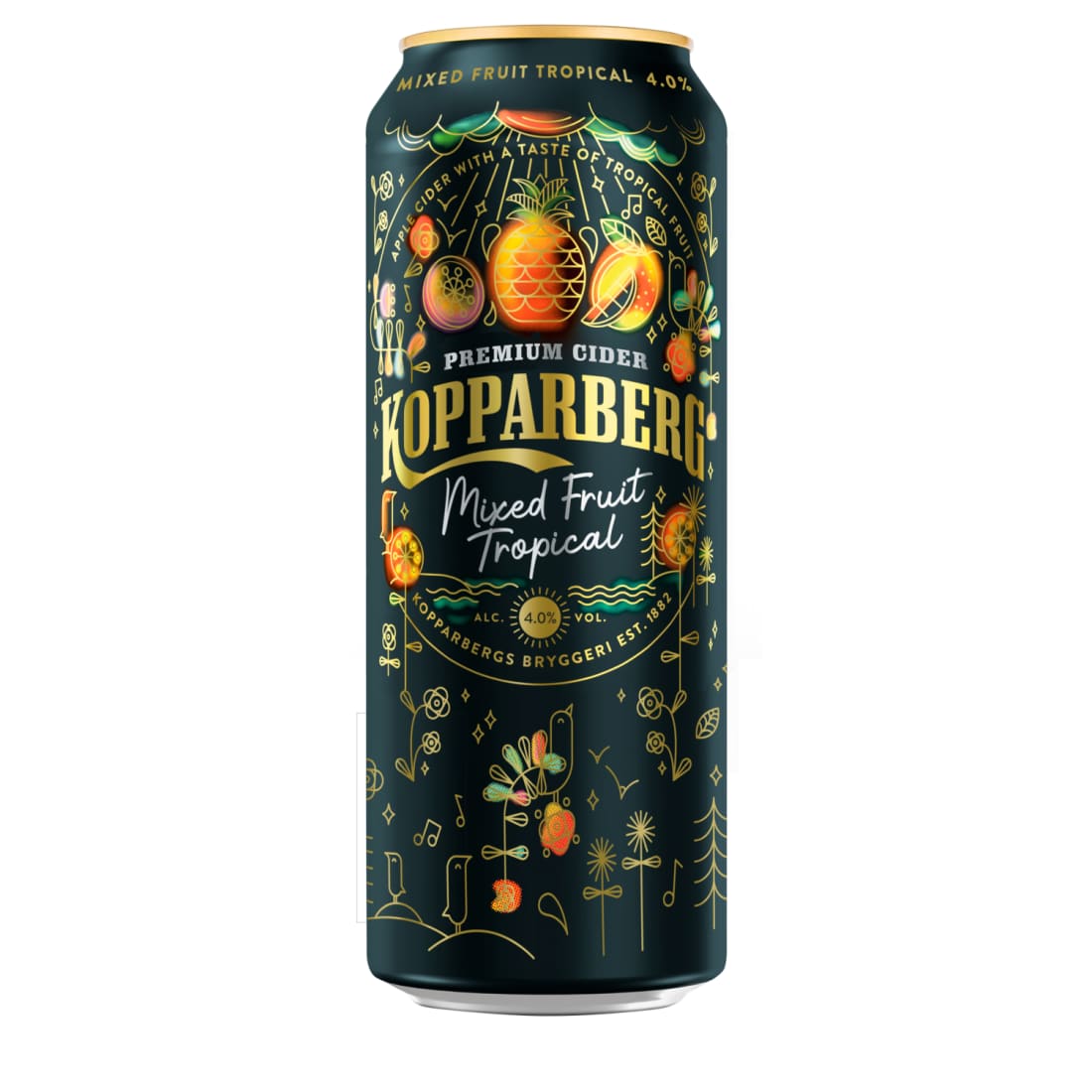 Sidras KOPPARBERG MIXED FRUIT, 4 %, 0,5 l