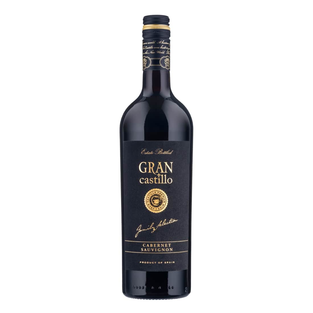 Raud. vynas GRAN CASTILLO FAMILY, 12,5%,0,75l