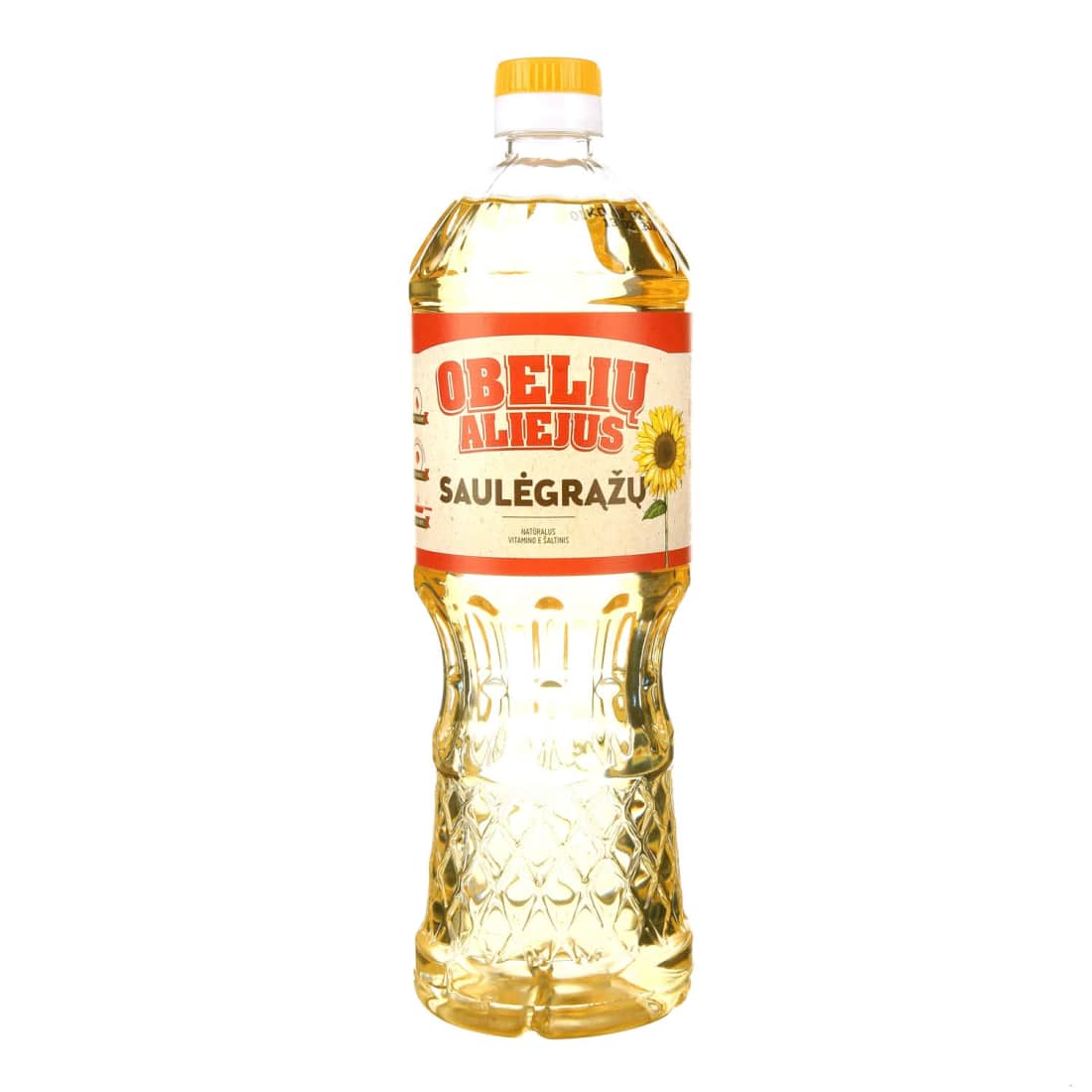 OBELIŲ saulėgrąžų aliejus, 0,9 l