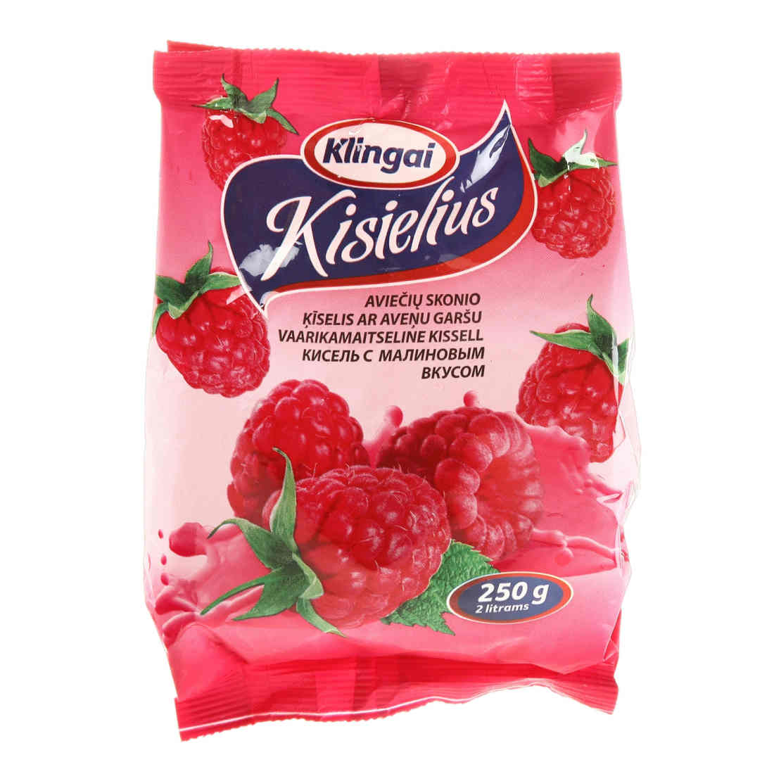 Aviečių skonio kisielius KLINGAI, 250 g