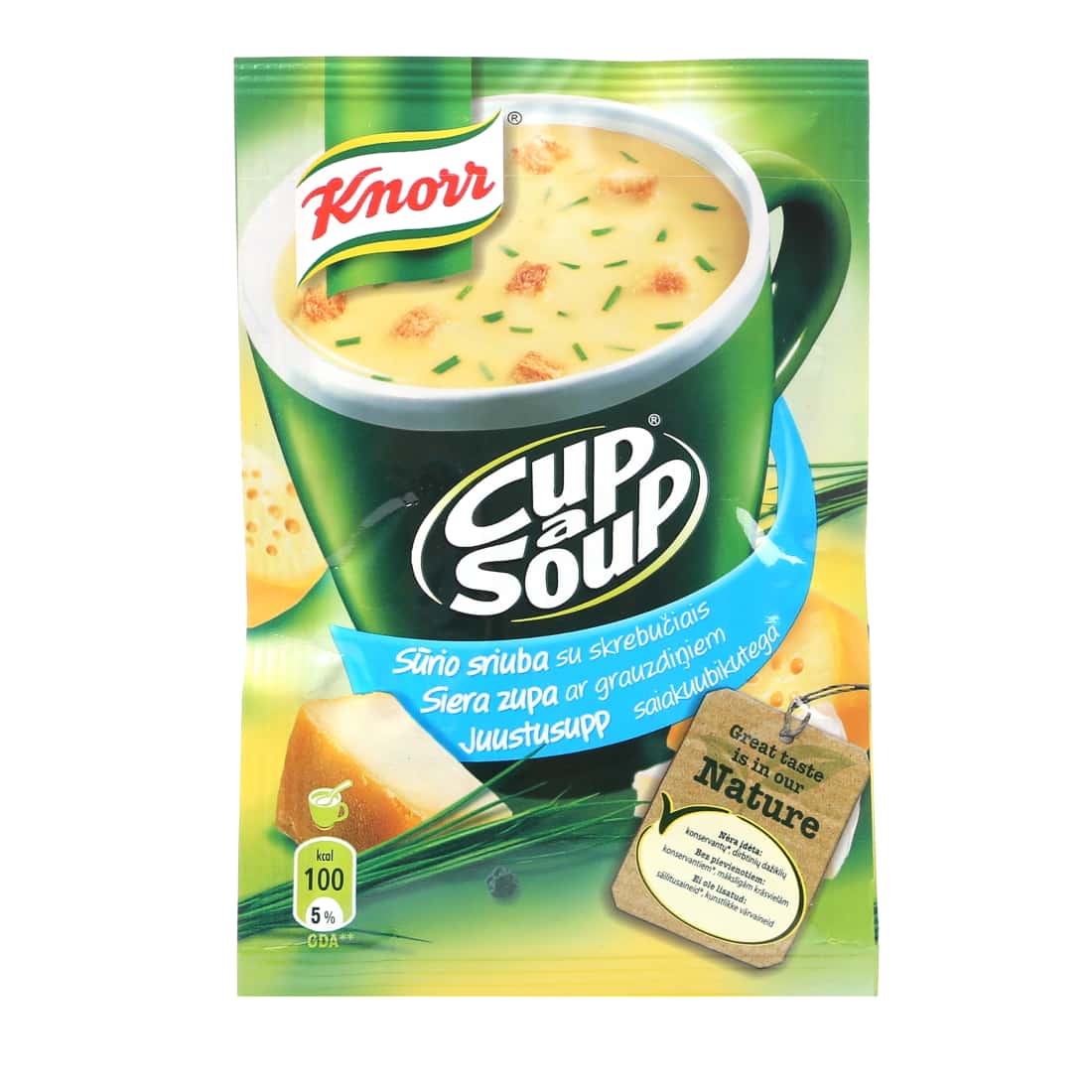 Sūrio sriuba su skrebučiais KNORR, 22g