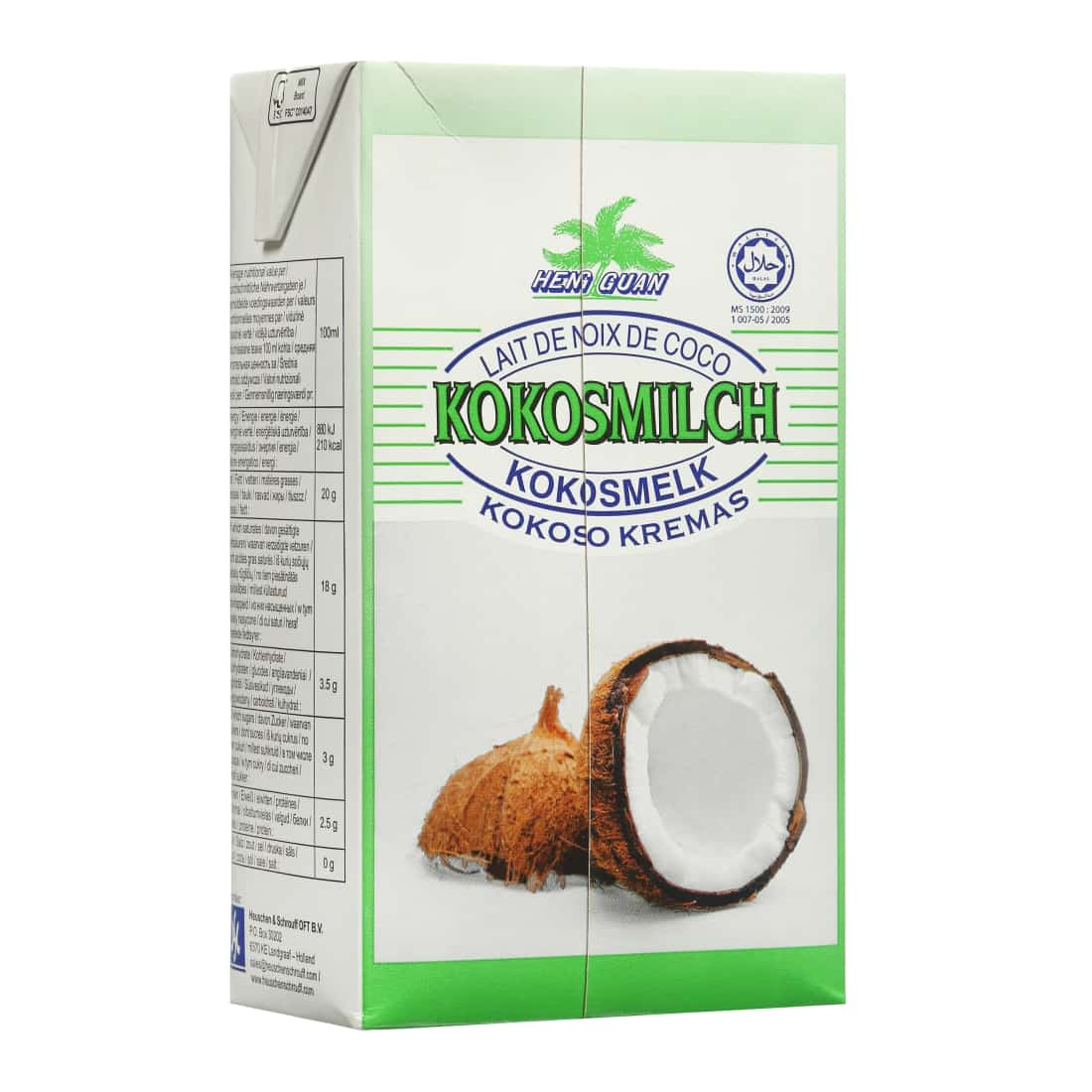 Kokosų kremas HENG GUAN, 1l