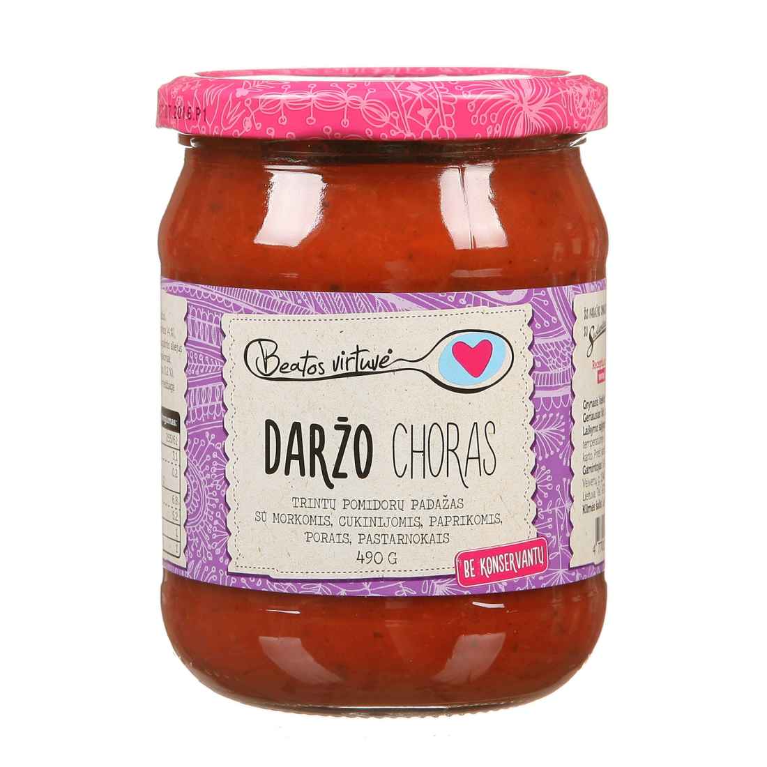 Pomidorų padažas DARŽO CHORAS, 490g