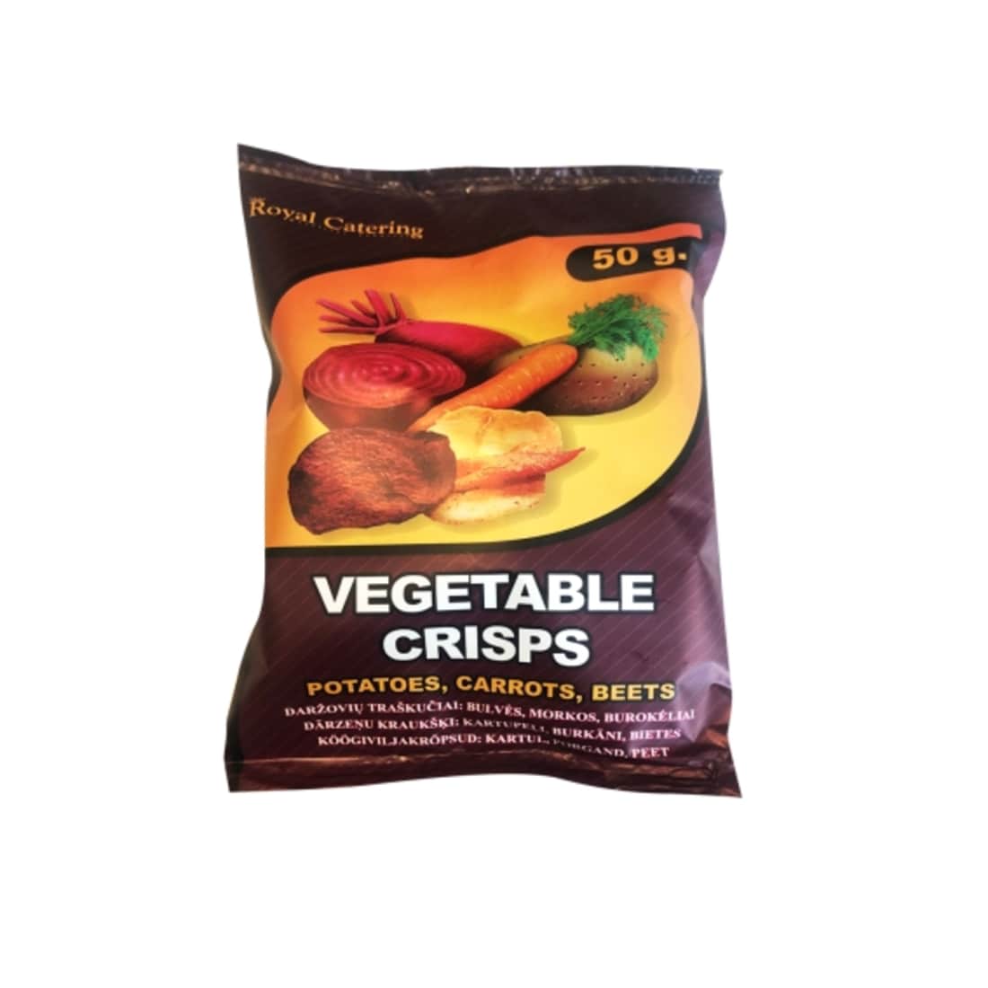 Daržovių traškučiai ROYAL CATERING, 50g